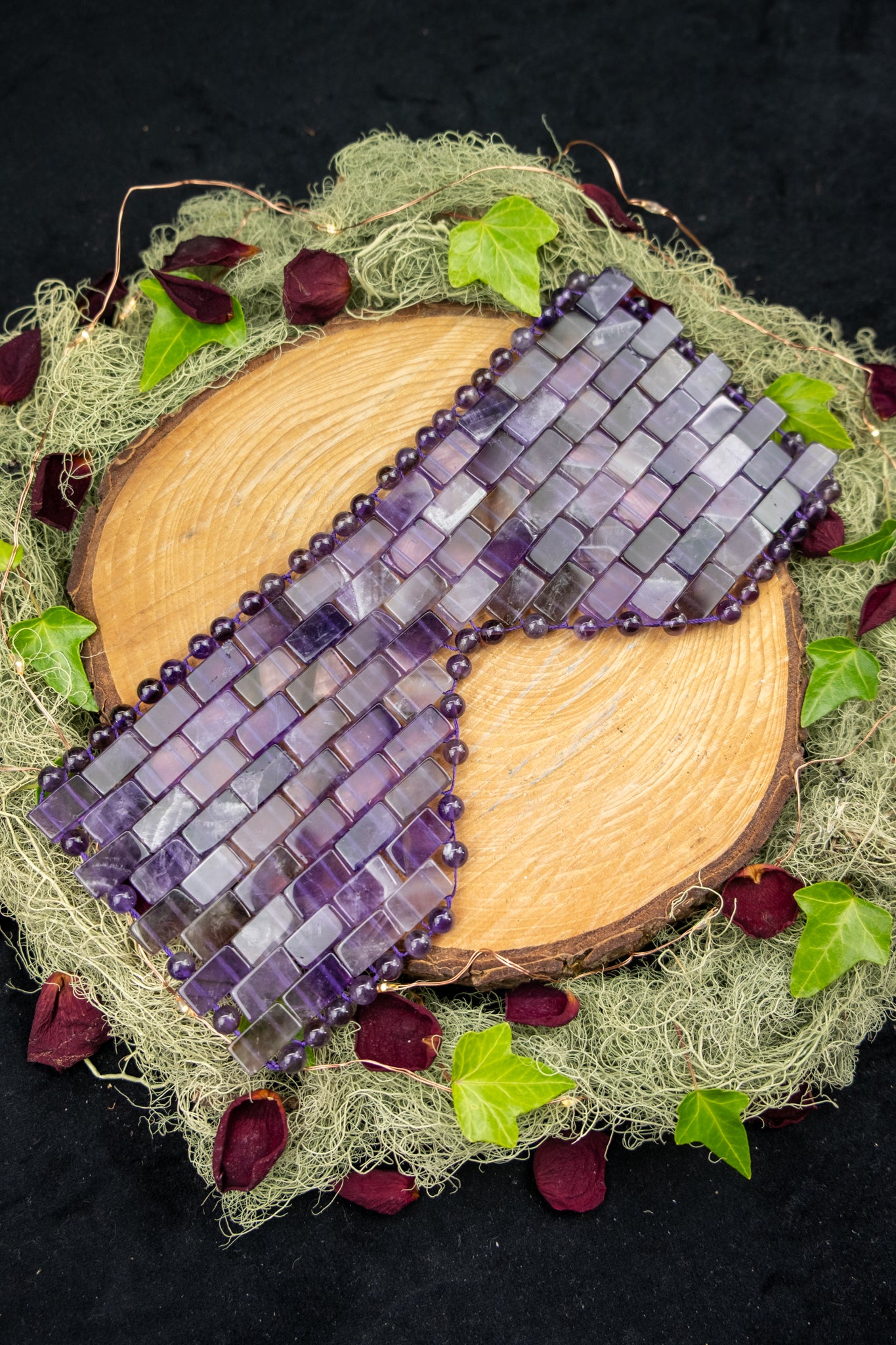 Amethyst Crystal Facial Ritual Mask