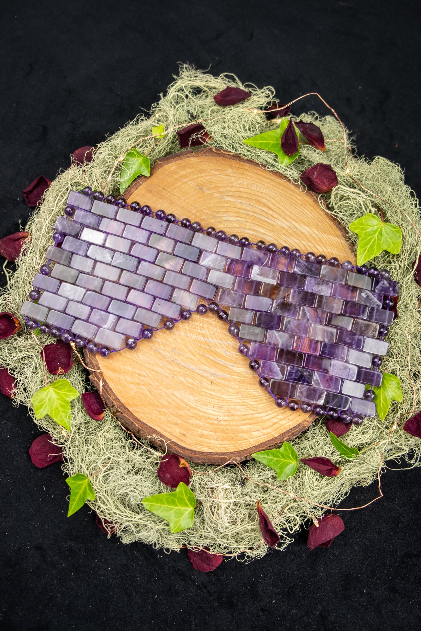 Amethyst Crystal Facial Ritual Mask