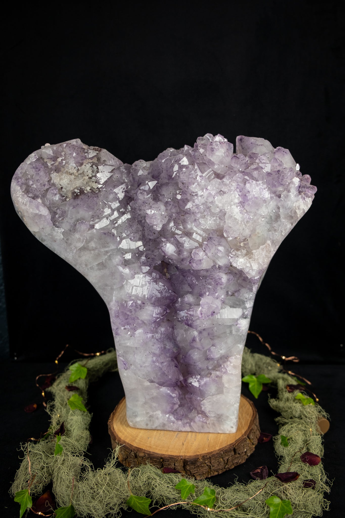 Large Amethyst Freeform Crystal Statement Piece