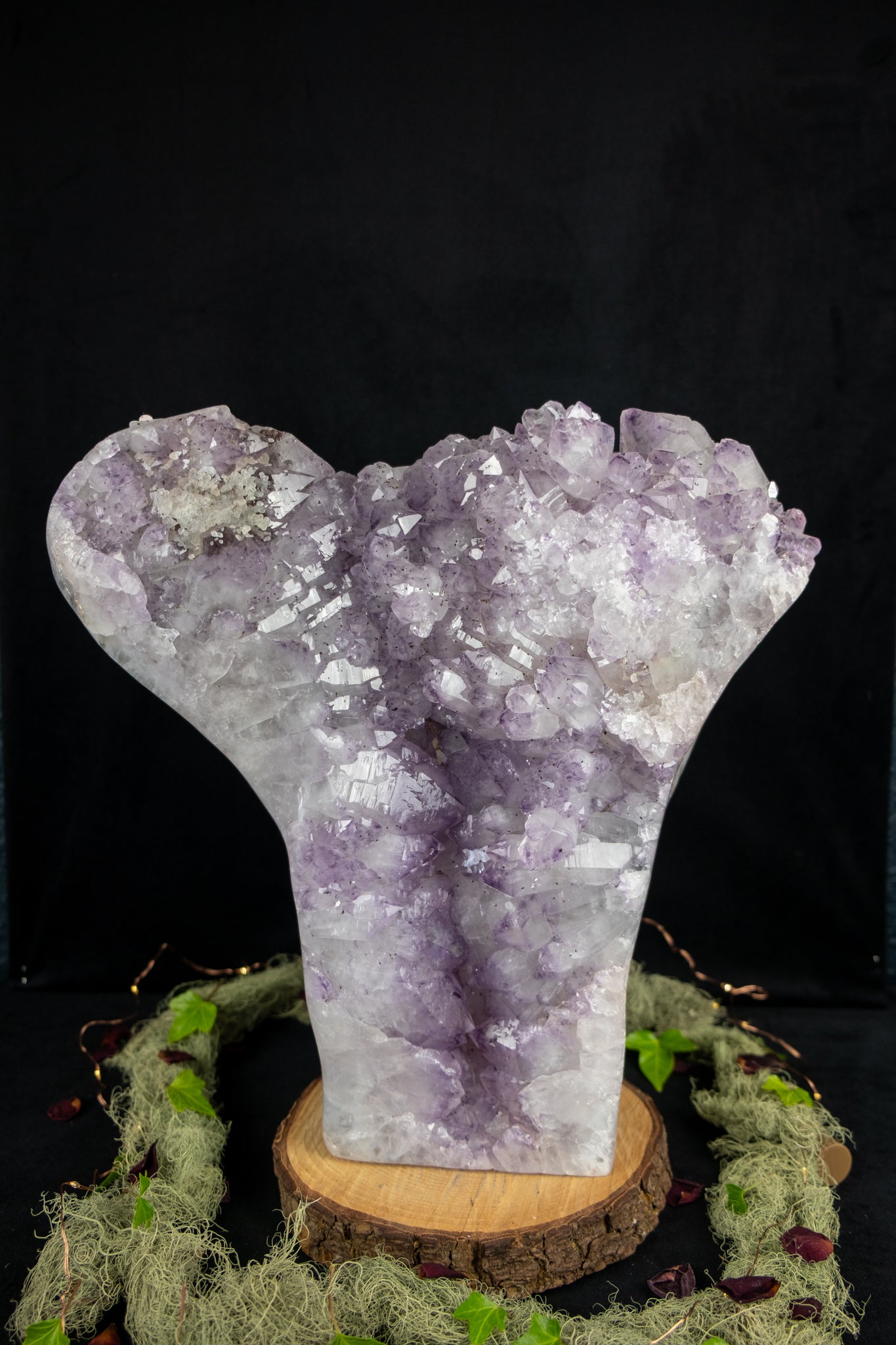 Large Amethyst Freeform Crystal Statement Piece