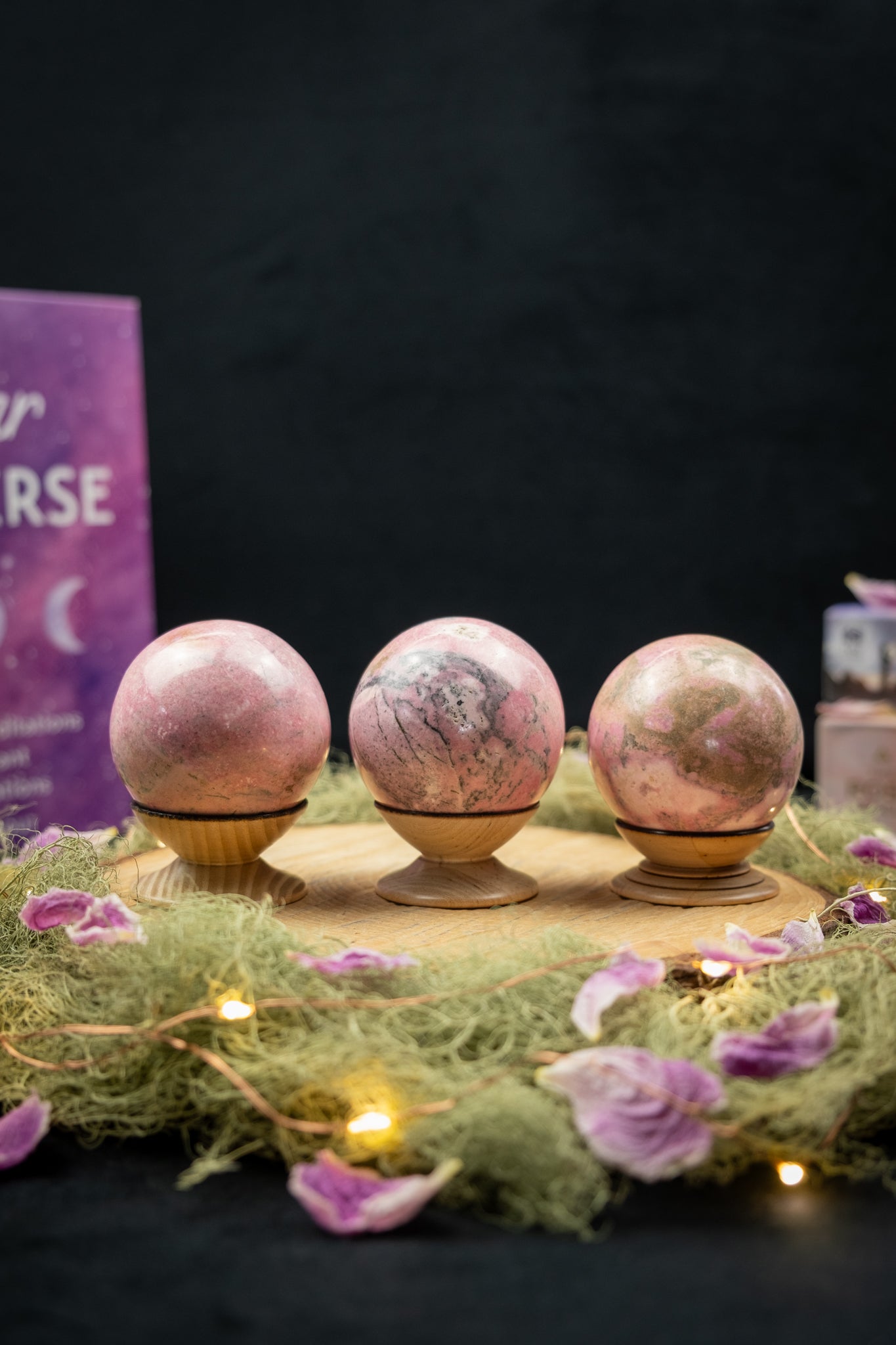 Rhodonite Sphere