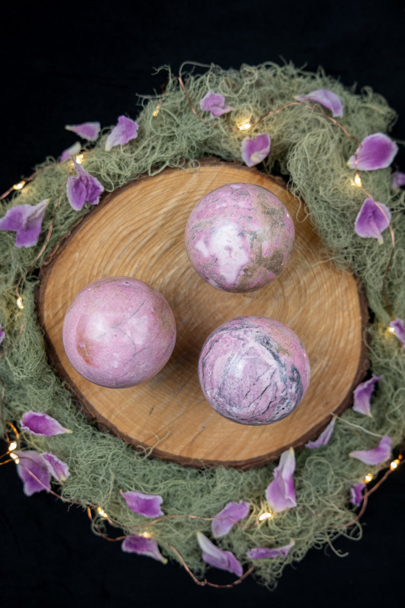 Rhodonite Sphere