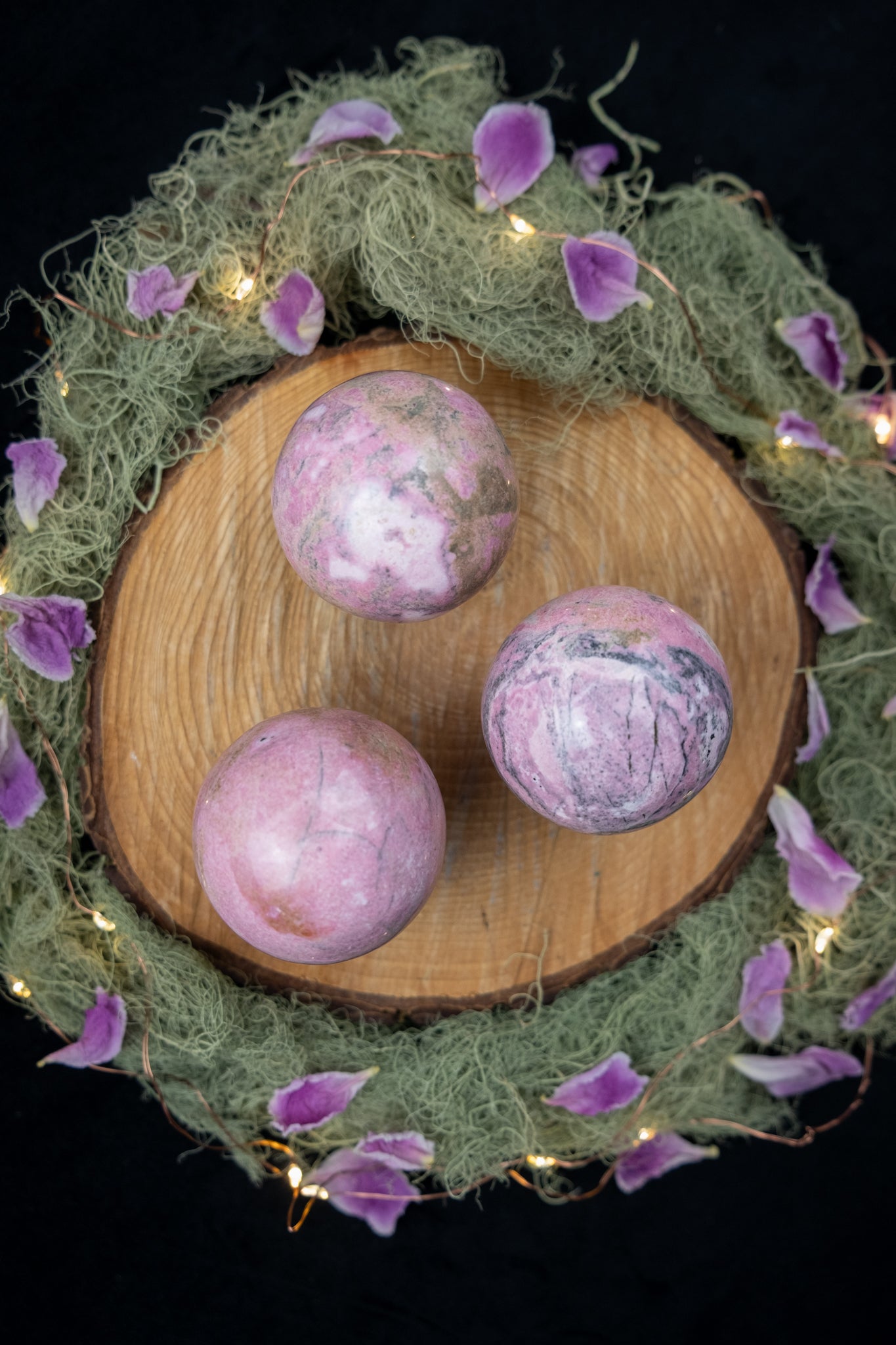 Rhodonite Sphere