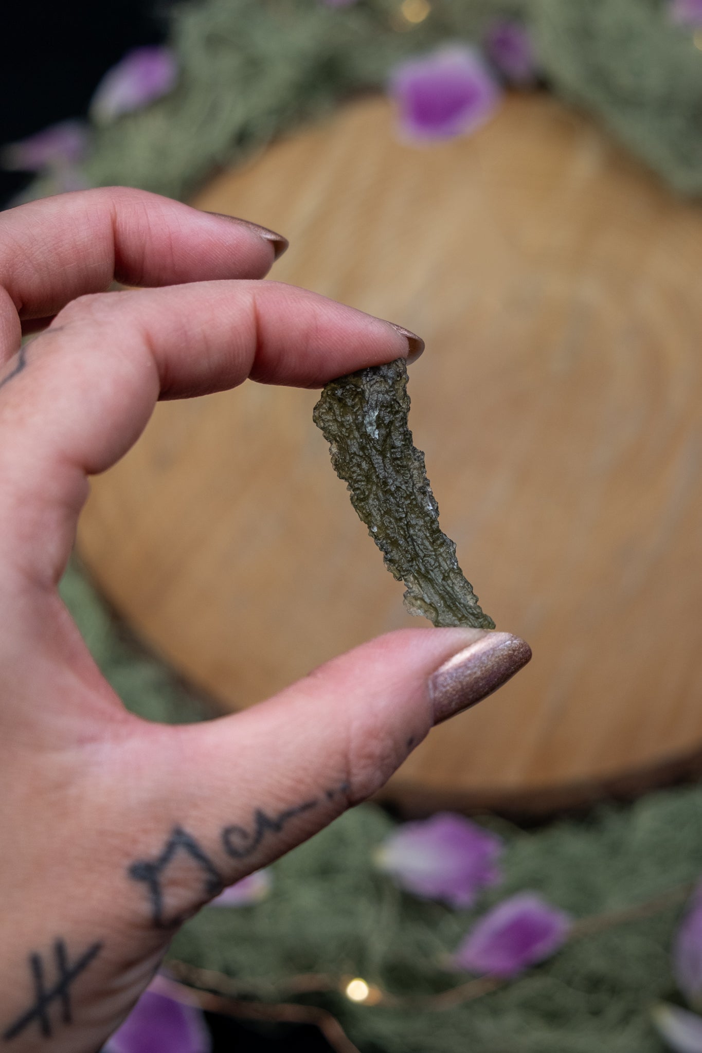 Angel Chime Moldavite