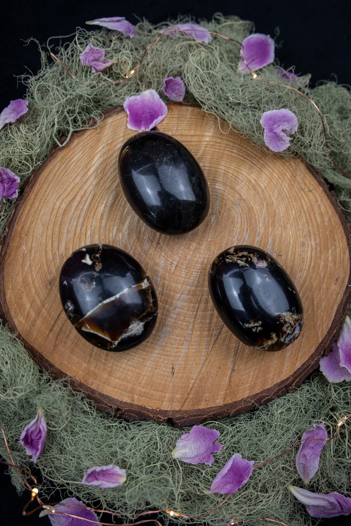 Indonesian Amber Palm Stone