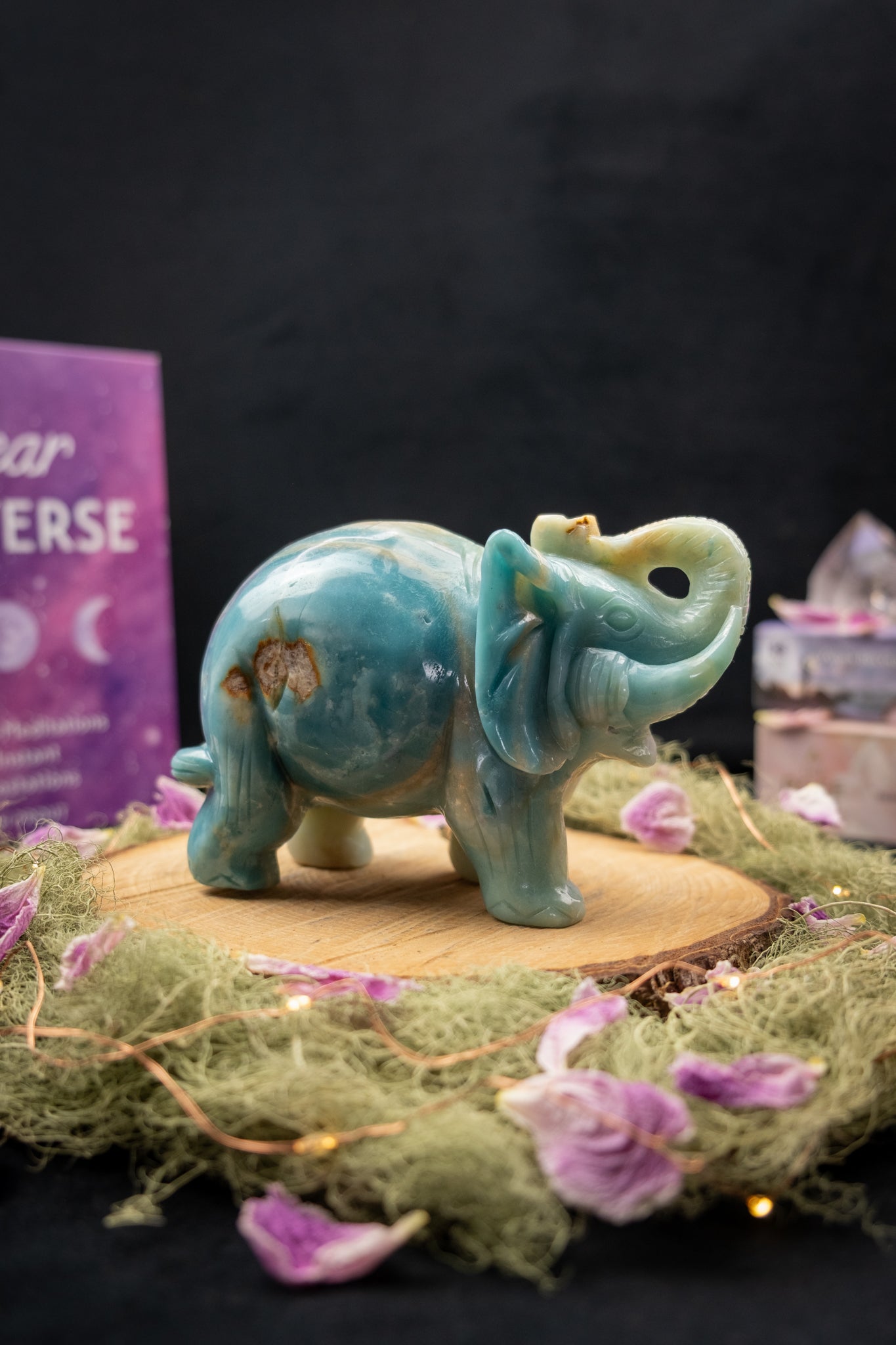 Large Amazonite Elephant