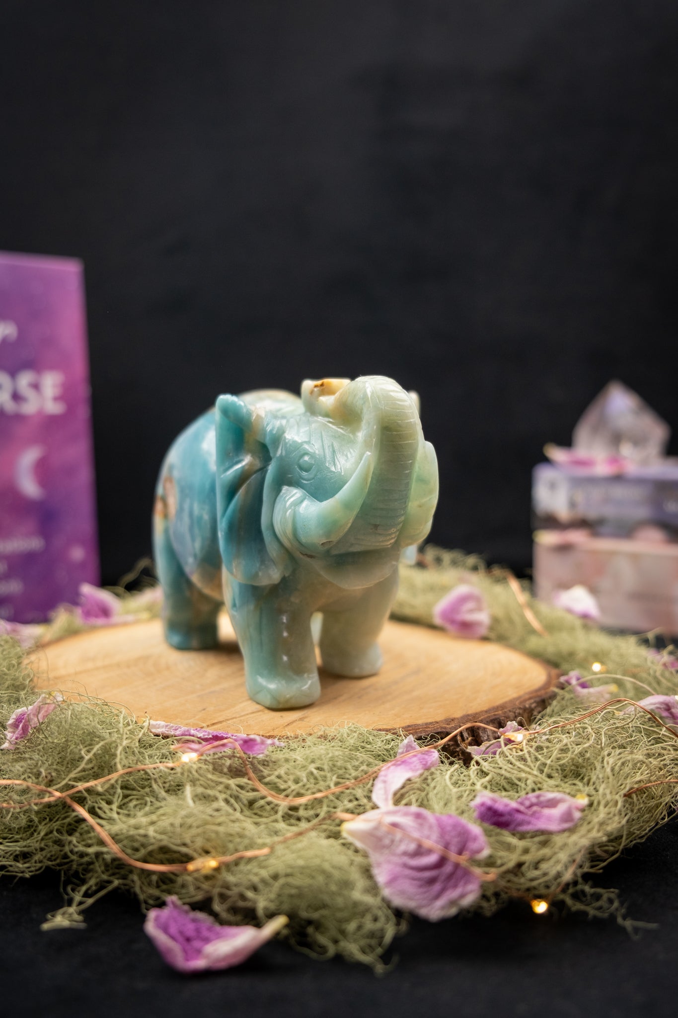 Large Amazonite Elephant