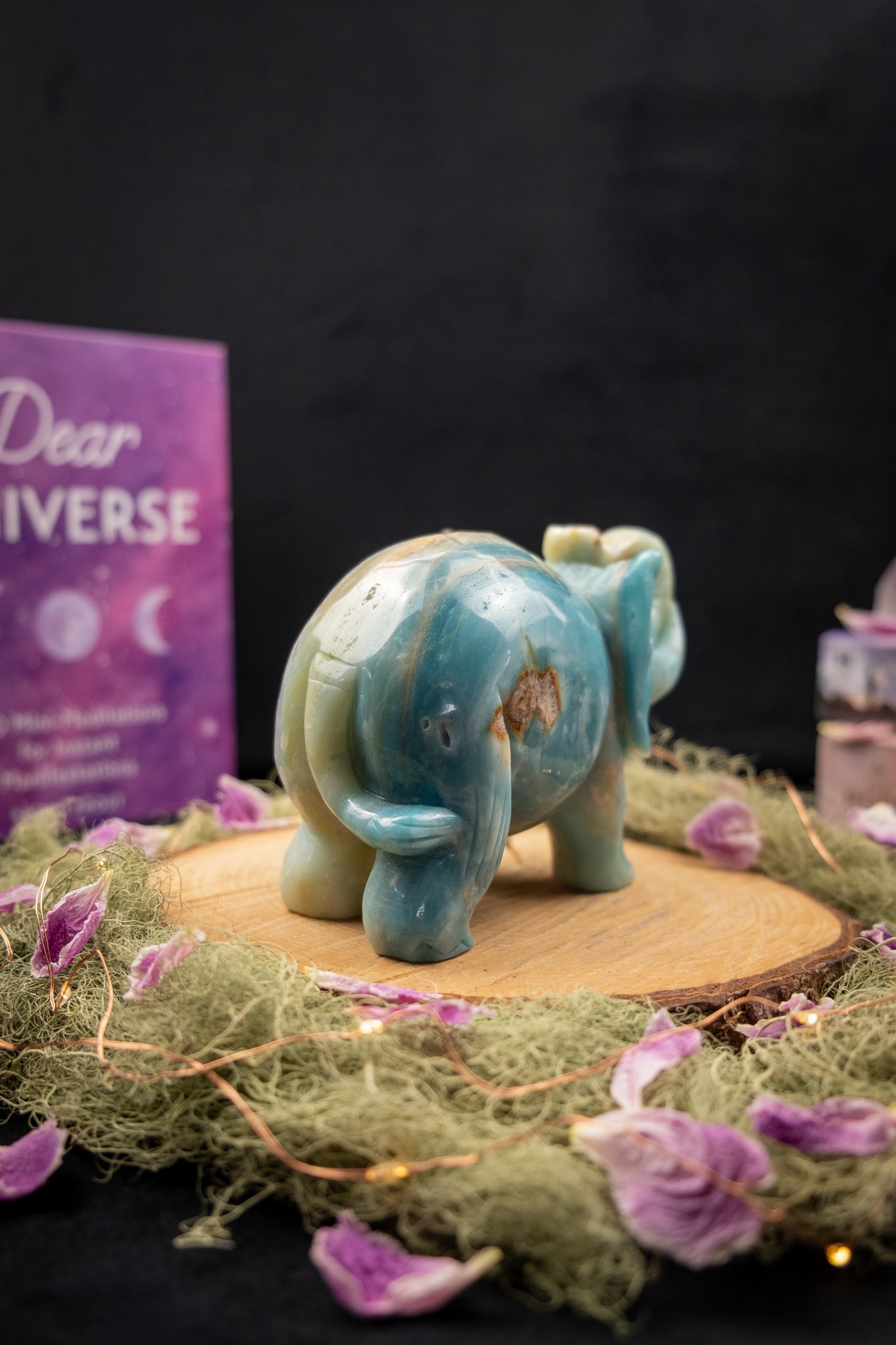 Large Amazonite Elephant