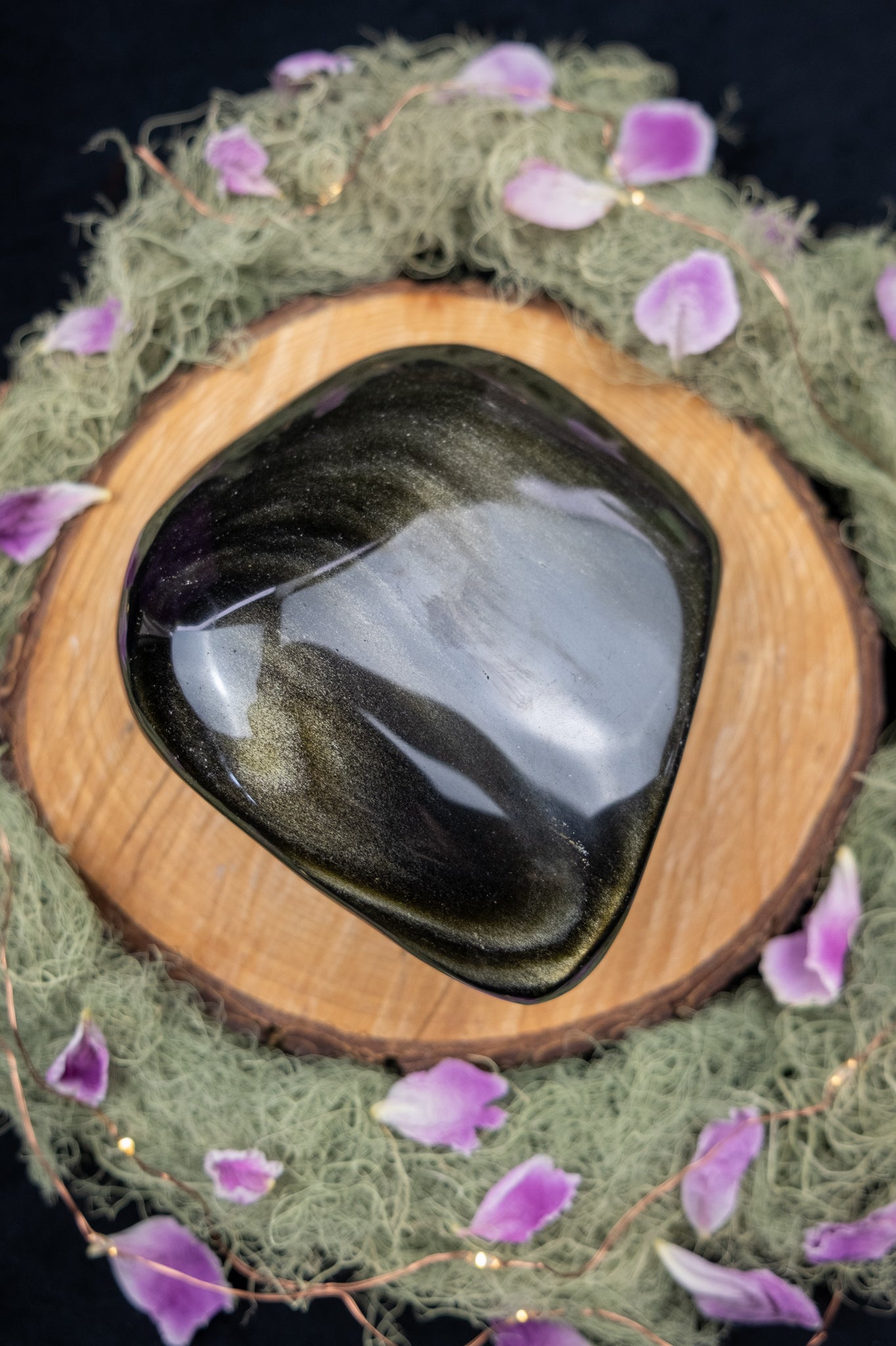 Gold Sheen Obsidian Freeform