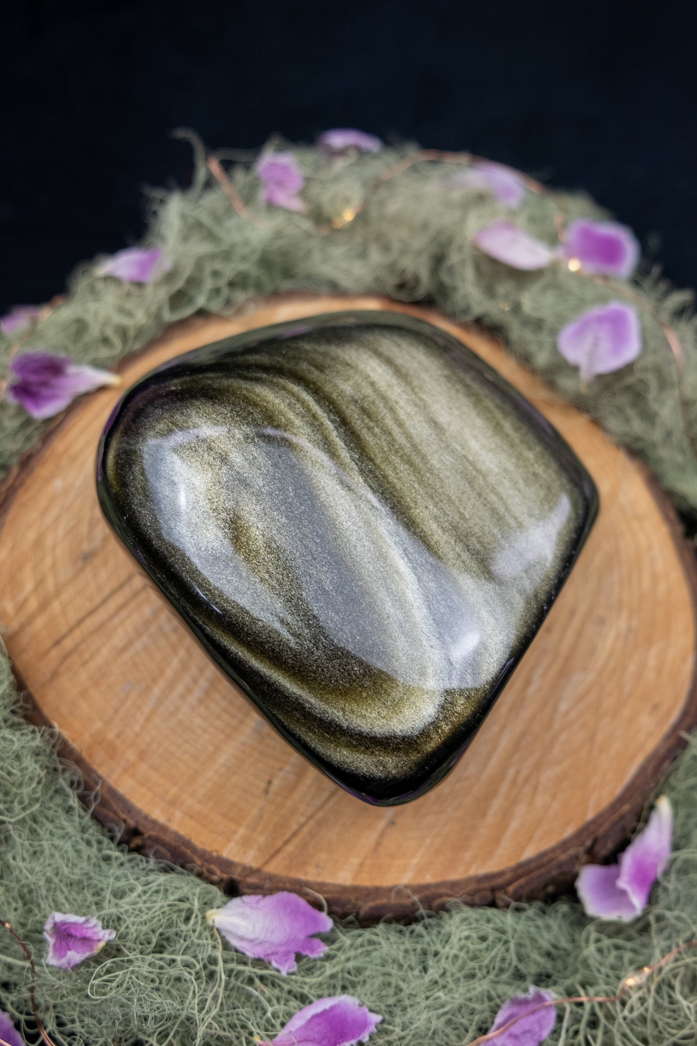 Gold Sheen Obsidian Freeform