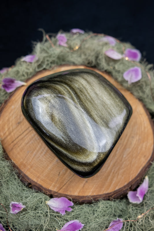 Gold Sheen Obsidian Freeform