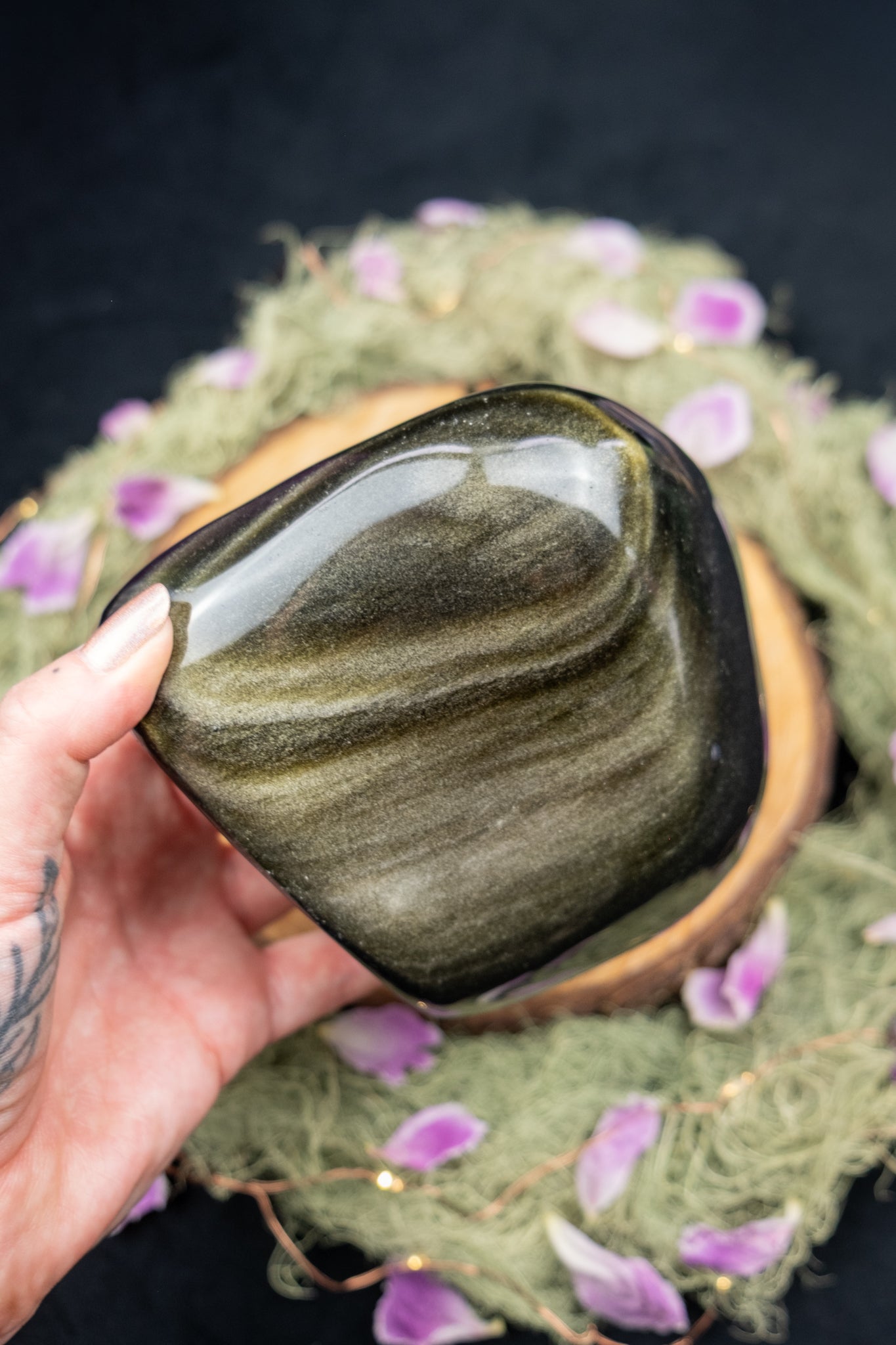 Gold Sheen Obsidian Freeform