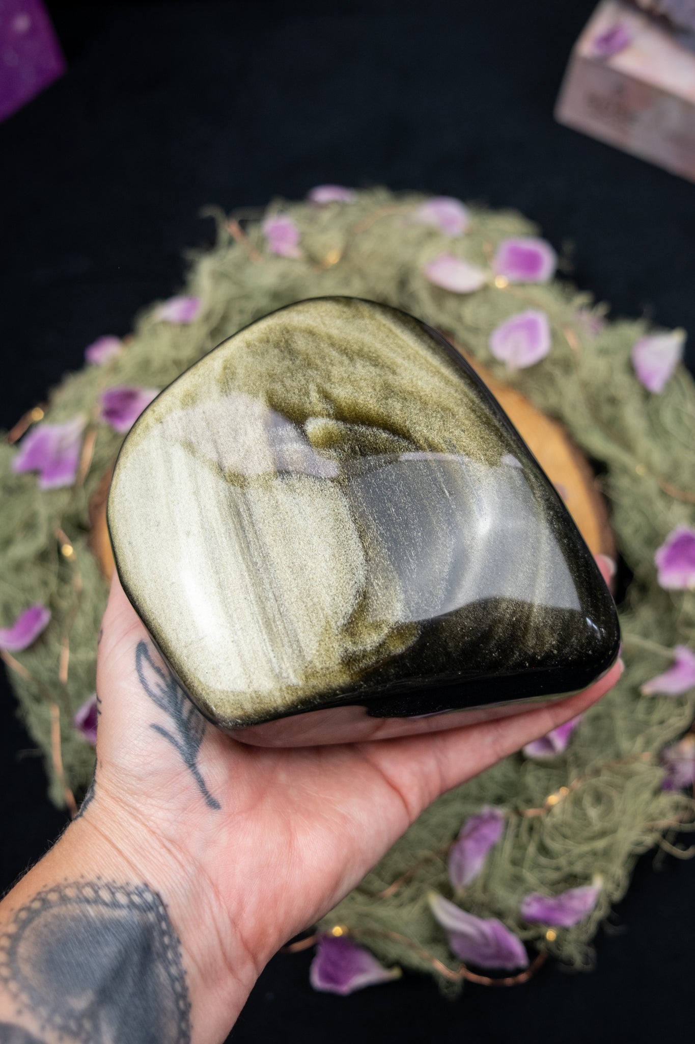 Gold Sheen Obsidian Freeform