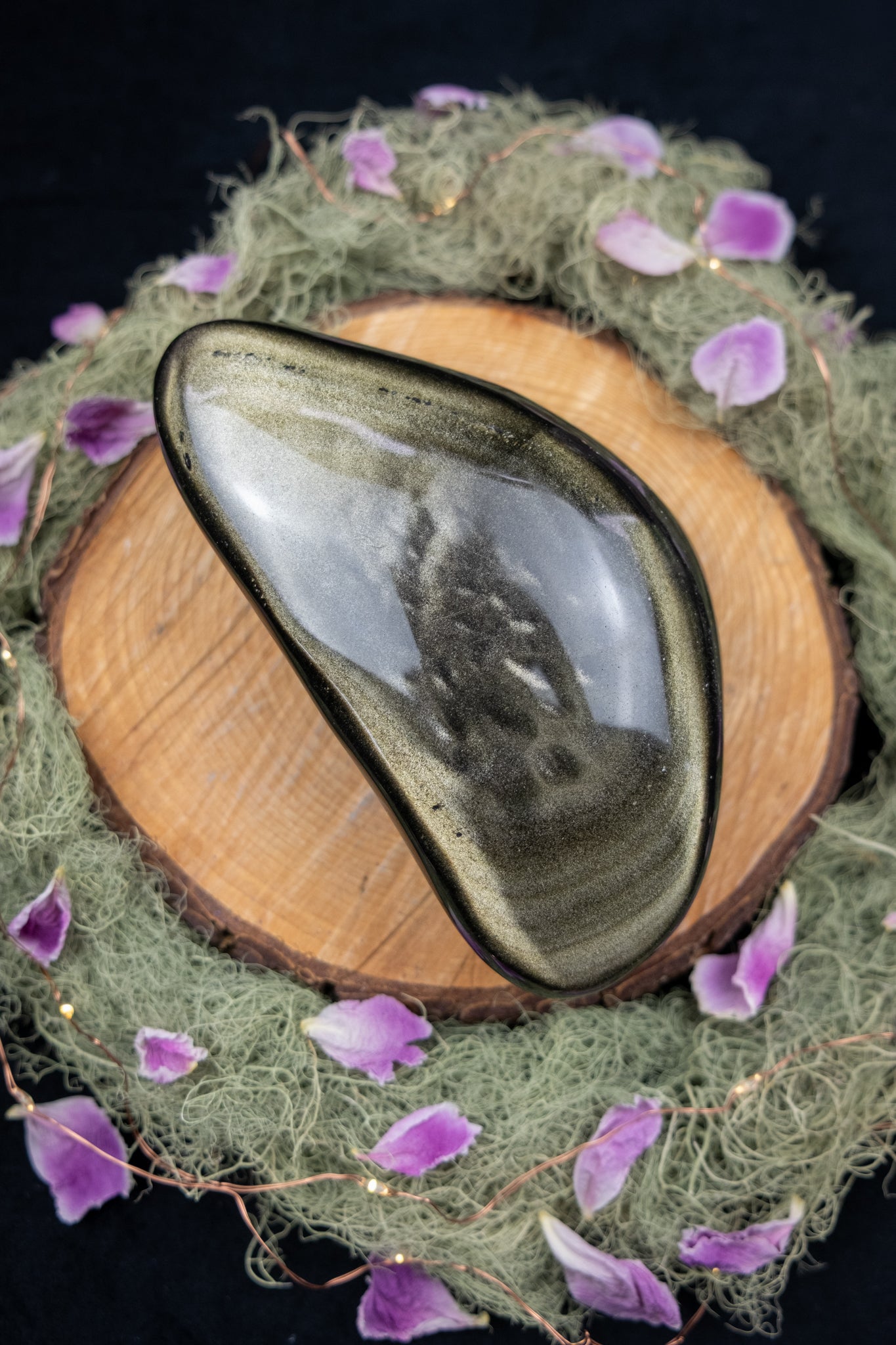 Gold Sheen Obsidian Freeform