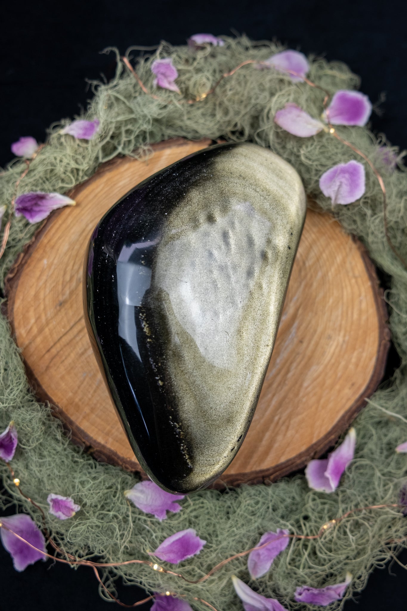 Gold Sheen Obsidian Freeform