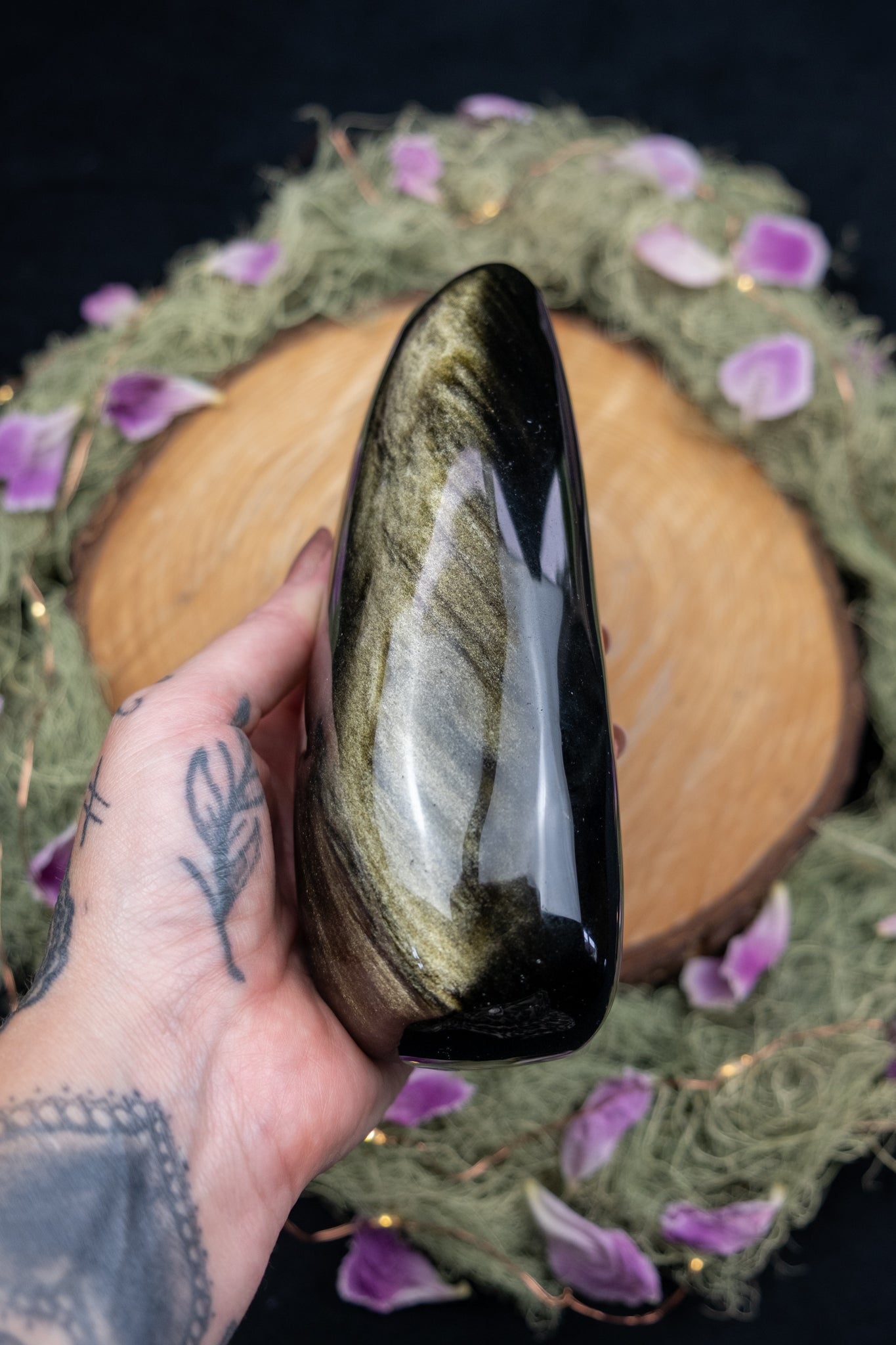 Gold Sheen Obsidian Freeform