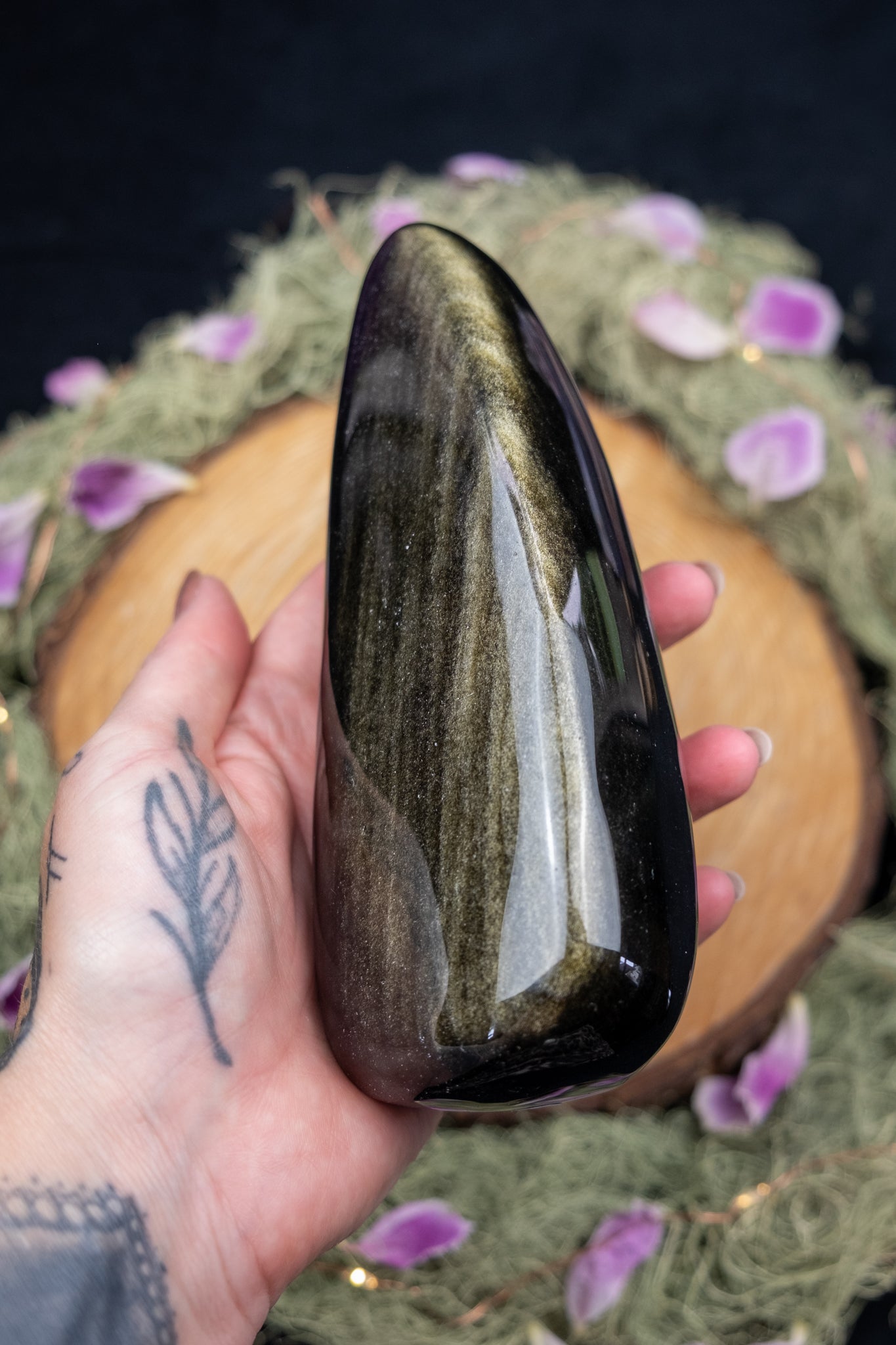 Gold Sheen Obsidian Freeform