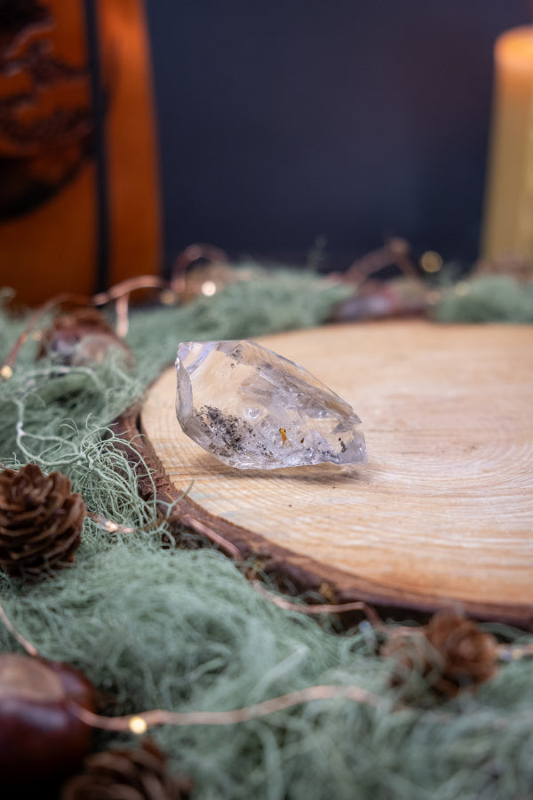 High Grade Herkimer Diamond Crystal, Exceptional Clarity Crystal, High Vibration Stone with Rainbows