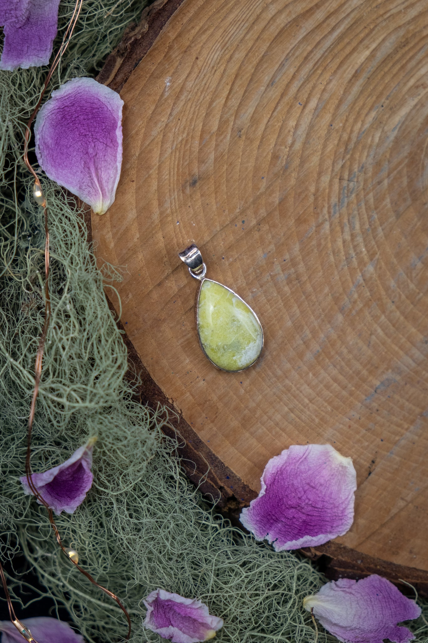 Scottish Green Marble Pendant
