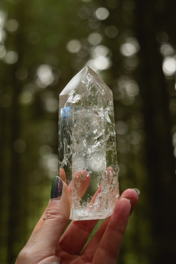 Lemurian Crystal Point, A crystal for starseeds, healers and lightworkers, Connect to Higher Realms, Ancient wisdom crystal, Rainbow gem