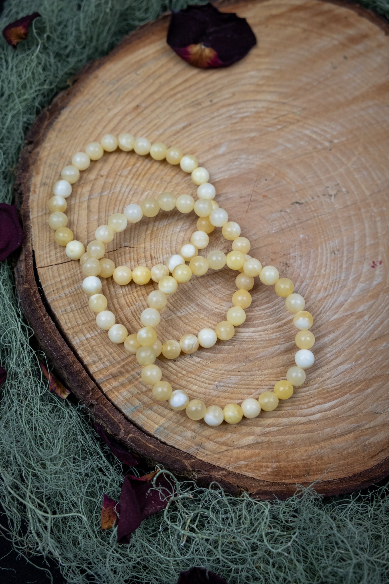 Orange Calcite Children’s Crystal Bracelet, 6mm Gemstone Beads, Energy, Joy, Confidence, Solar Plexus Stone