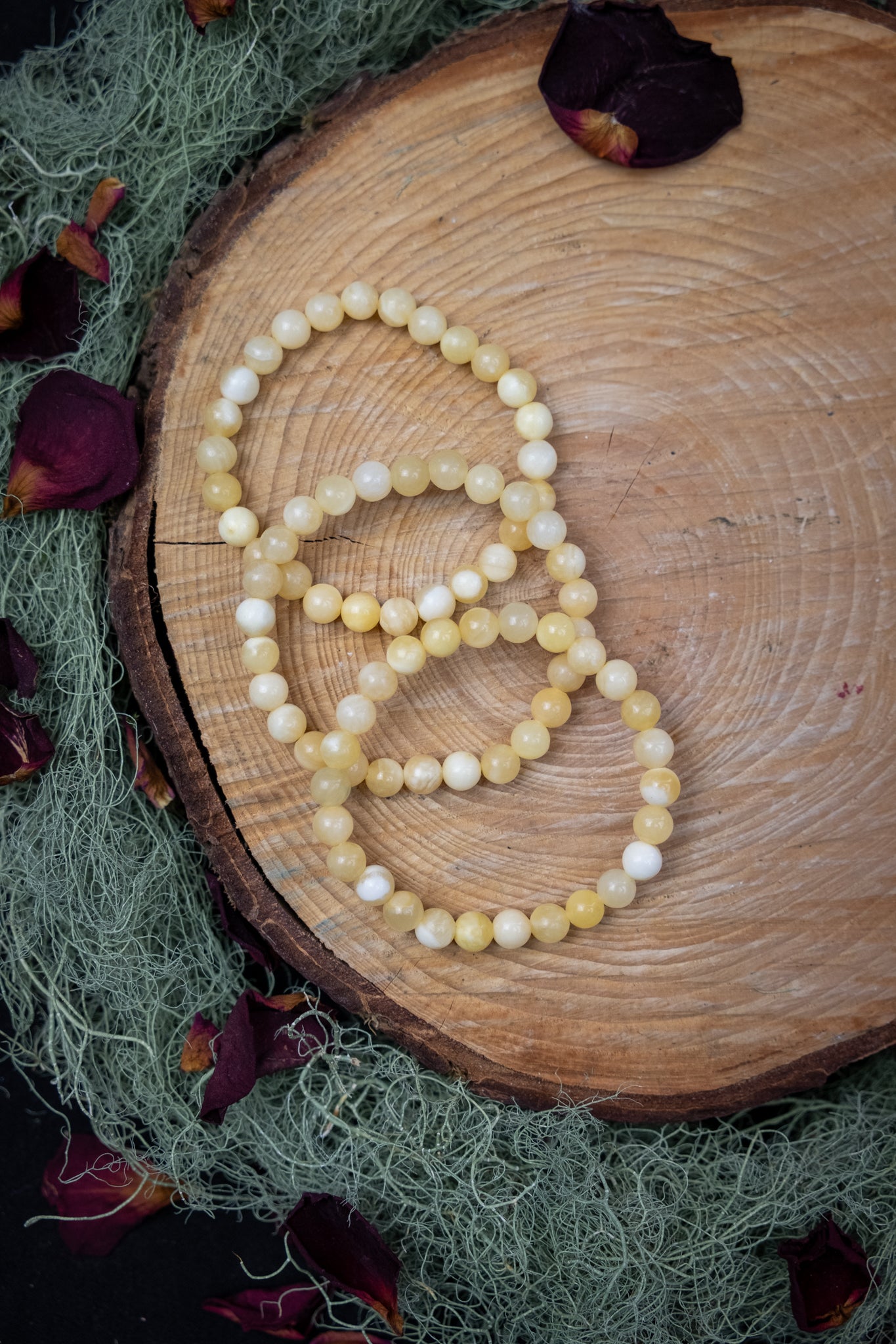 Orange Calcite Children’s Crystal Bracelet, 6mm Gemstone Beads, Energy, Joy, Confidence, Solar Plexus Stone