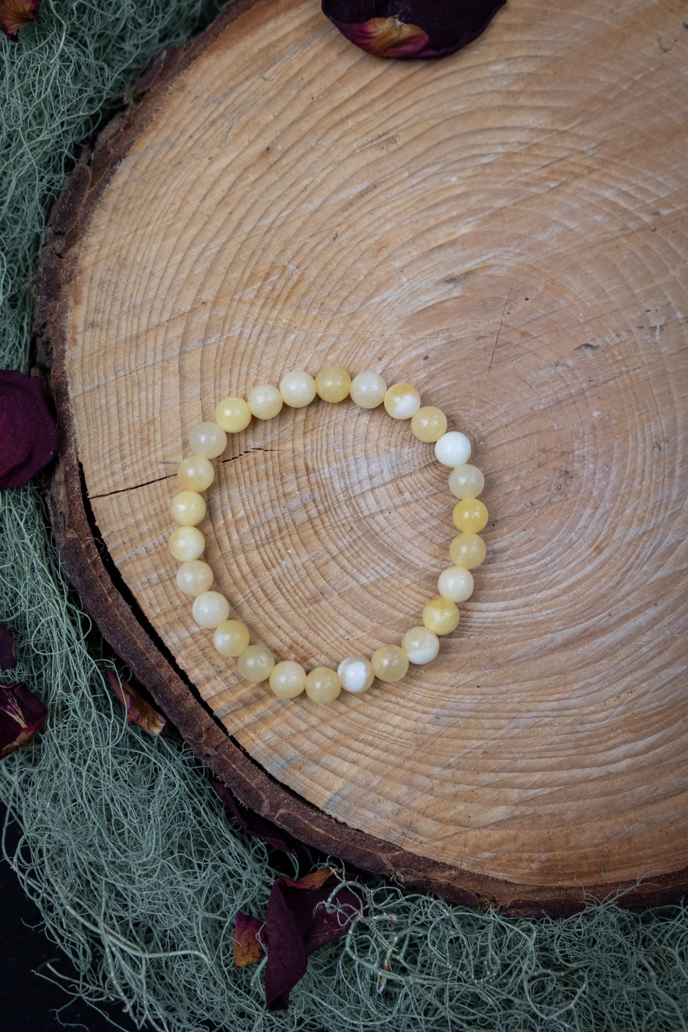 Orange Calcite Children’s Crystal Bracelet, 6mm Gemstone Beads, Energy, Joy, Confidence, Solar Plexus Stone