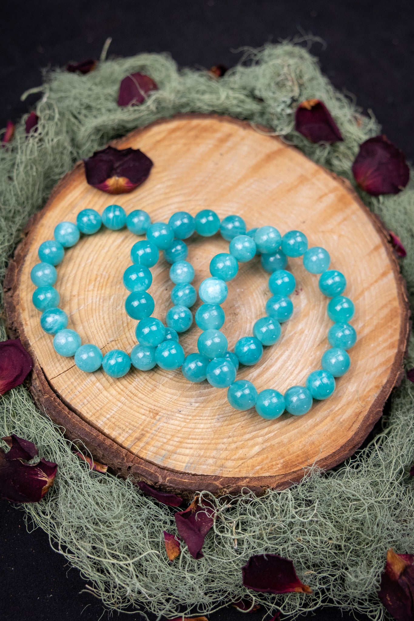 Amazonite Crystal Bracelet, Genuine A Grade Gemstone, Calming Stone of Truth, Harmony and Balance