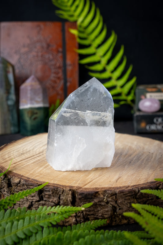 Lemurian Quartz Black Phantom Crystal, Record Keeper Key, Silver Lemurian Crystal Point, Rare Find, Stunning Specimen, Incredible Vibration.