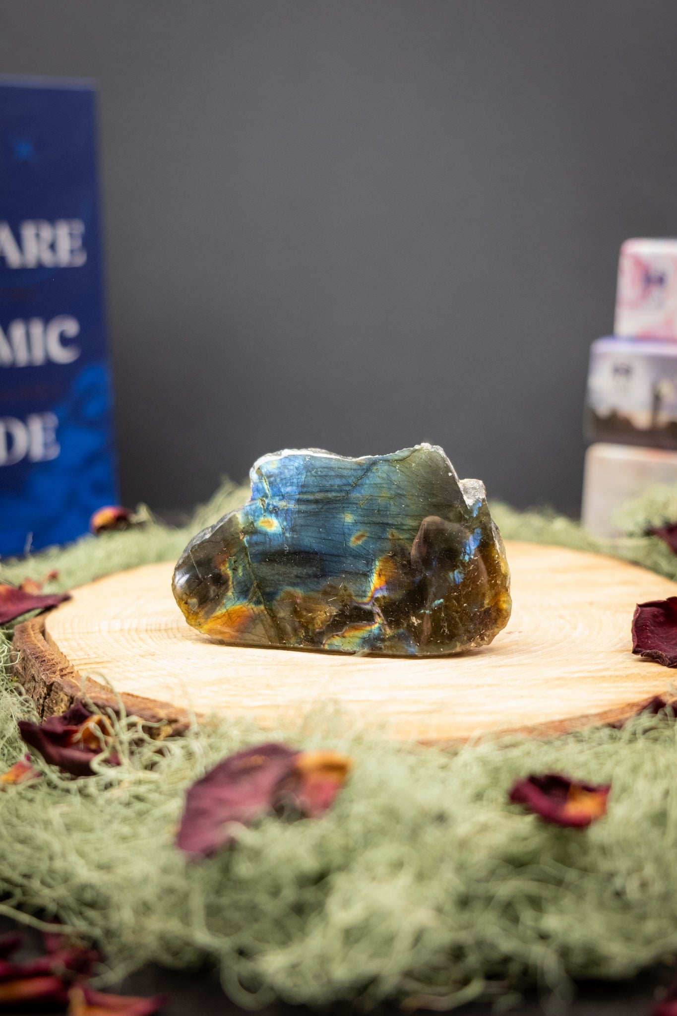 Rainbow Labradorite Raw and Polished Crystal, Iridescent Stone of Magic, Protection and Transformation