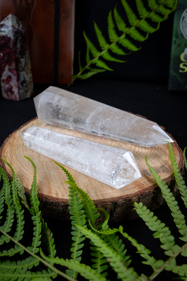 Lemurian Crystal Vogel Wand, Maximise the amplification and transmission of Universal energy, Starseed, healers, lightworker crystal.