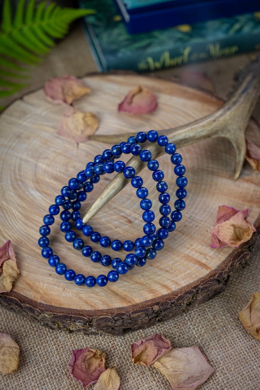 Lapis Lazuli Crystal Bracelets, Release stress allowing for peace and serenity.