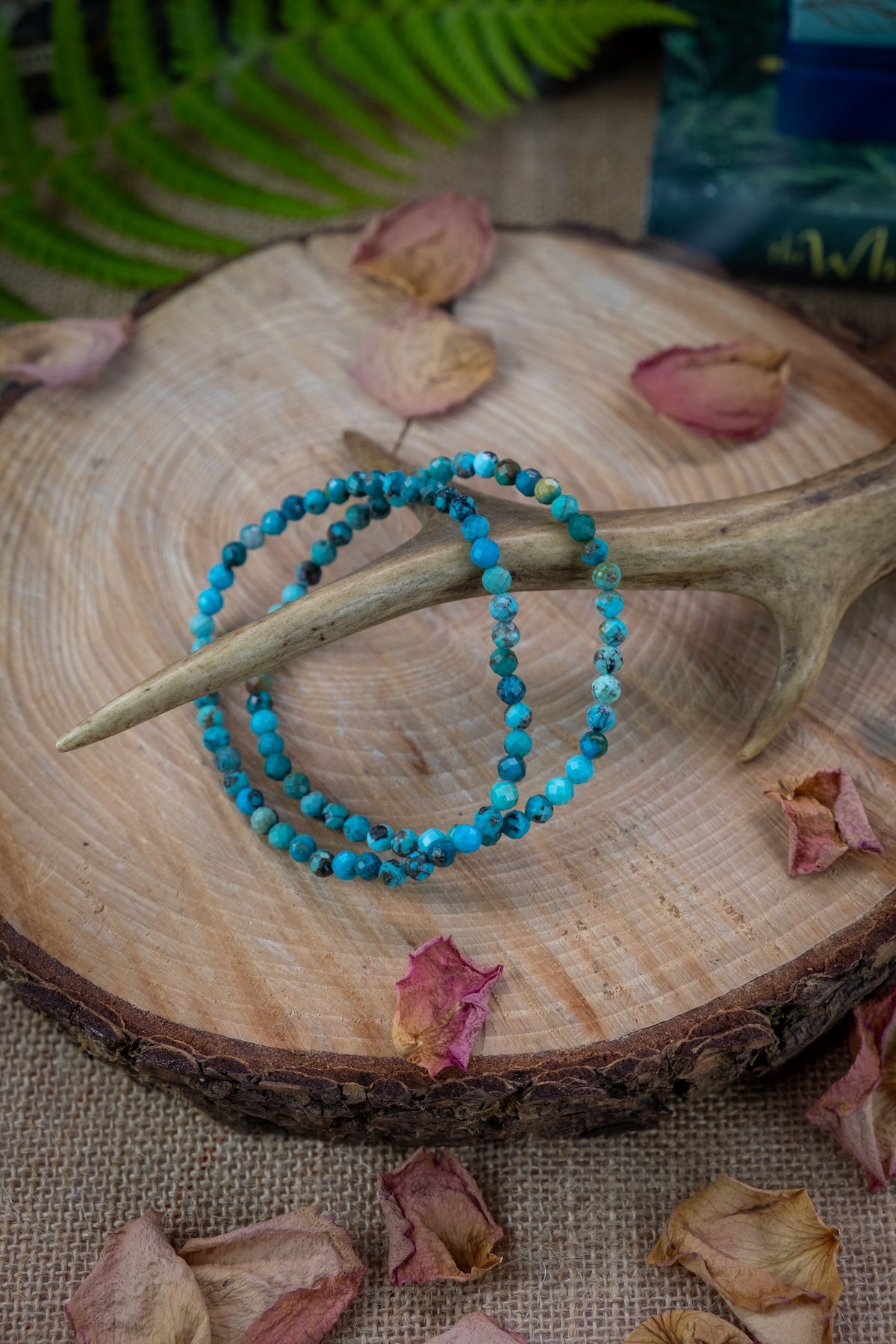 Turquoise faceted Crystal Bracelet, 5mm bead, Jasper bracelet, Crystal for good luck and prosperity, Healing crystal.