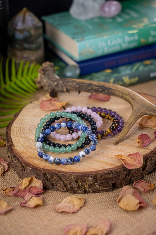 Children's Sodalite crystal bracelet, crystal for calm, times of upheaval, Express your true self