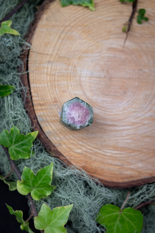 Watermelon Tourmaline Raw Gemstone, Natural Crystal Stone for Heart Healing Emotional Balance Calm Confidence