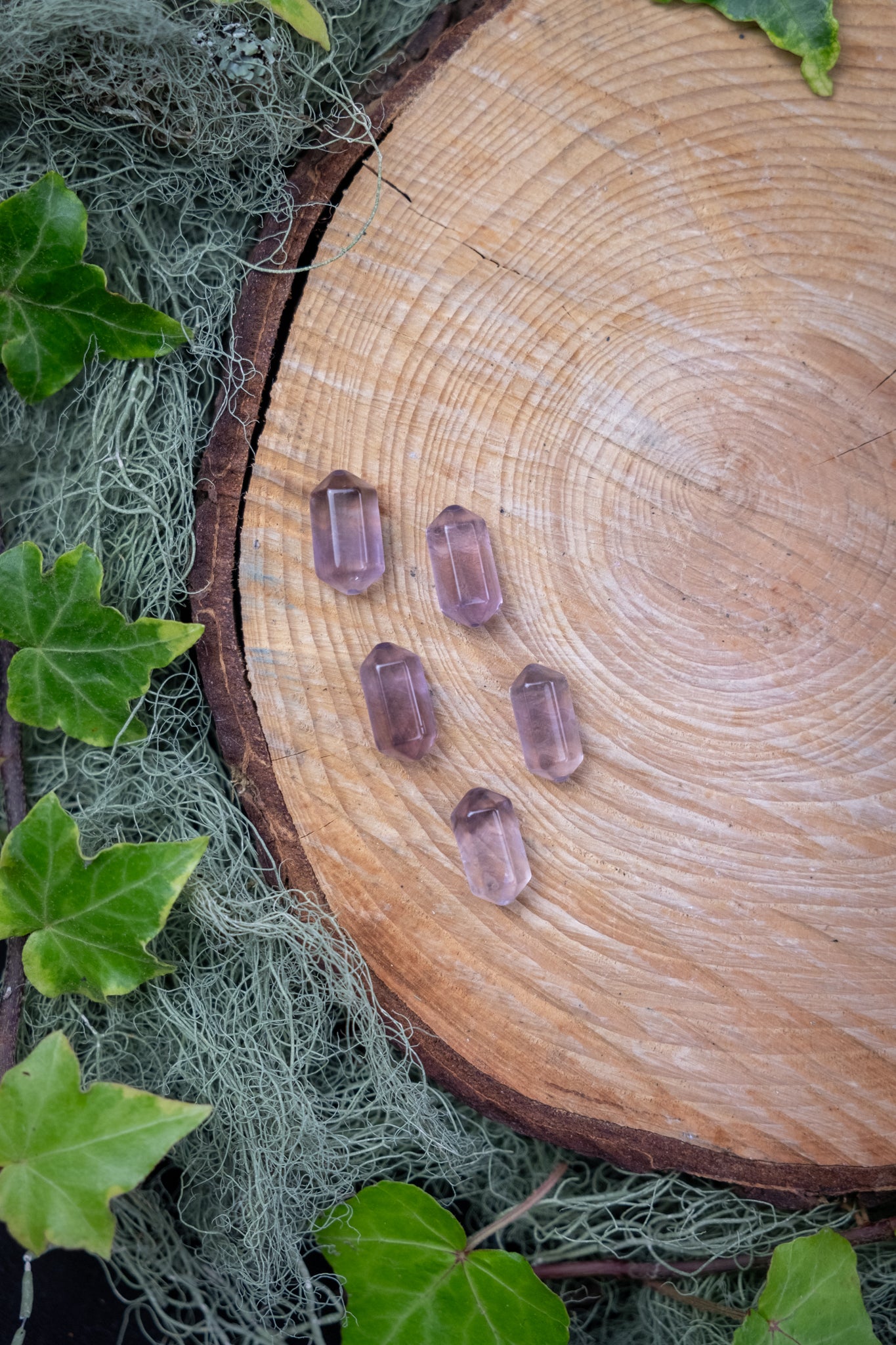 Ametrine Mini Double Terminated Crystal, Natural Quartz Point, Balance and Clarity Stone for Energy Alignment