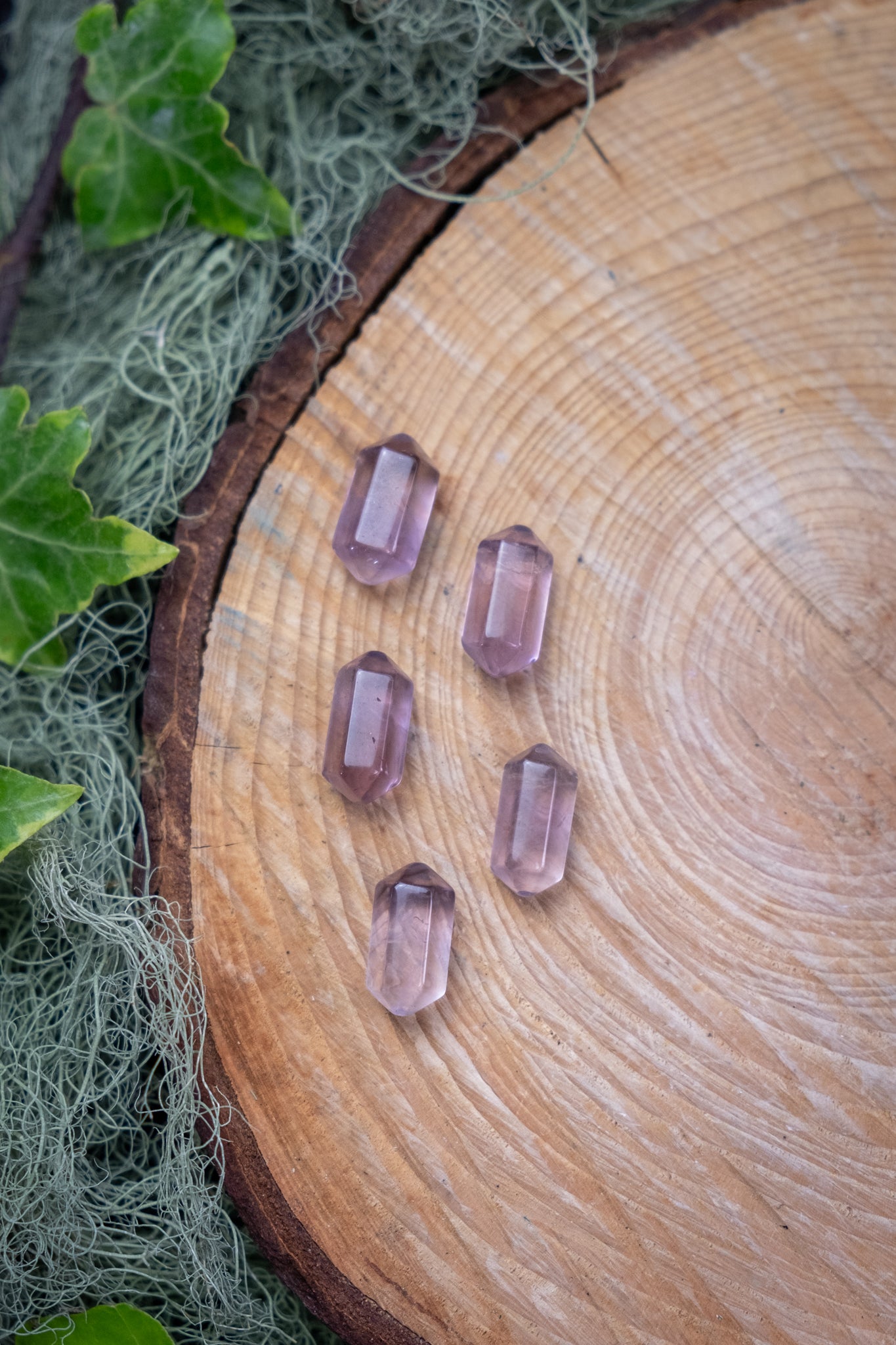 Ametrine Mini Double Terminated Crystal, Natural Quartz Point, Balance and Clarity Stone for Energy Alignment