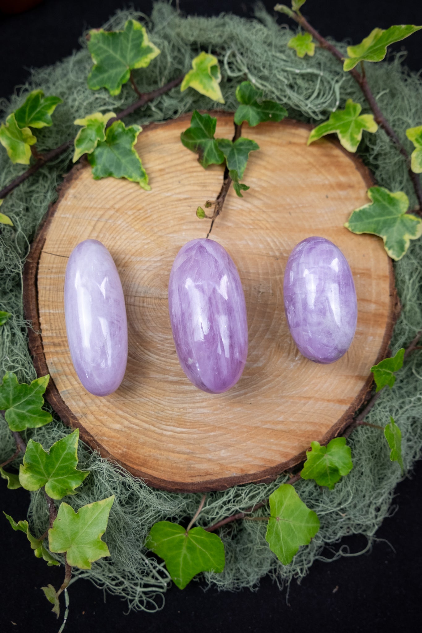High Grade Kunzite Lingham Crystal Lilac Healing Stone for Heart Chakra Soothing Emotional Balance and Spiritual Calm