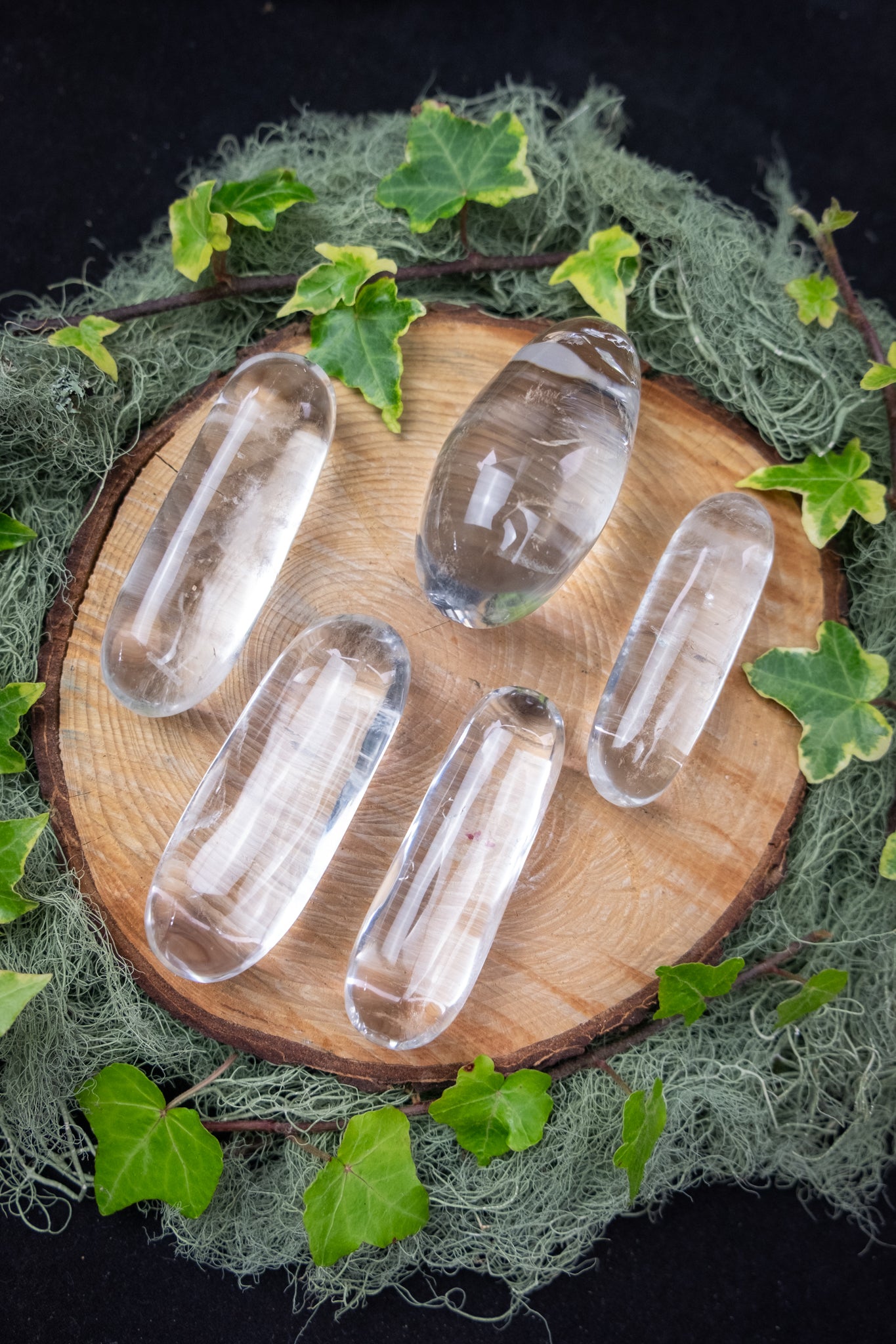 Clear Quartz Water Pebble Crystal Stone from Madagascar, Rare River Rolled Gem for Clarity Healing Purification Energy Work