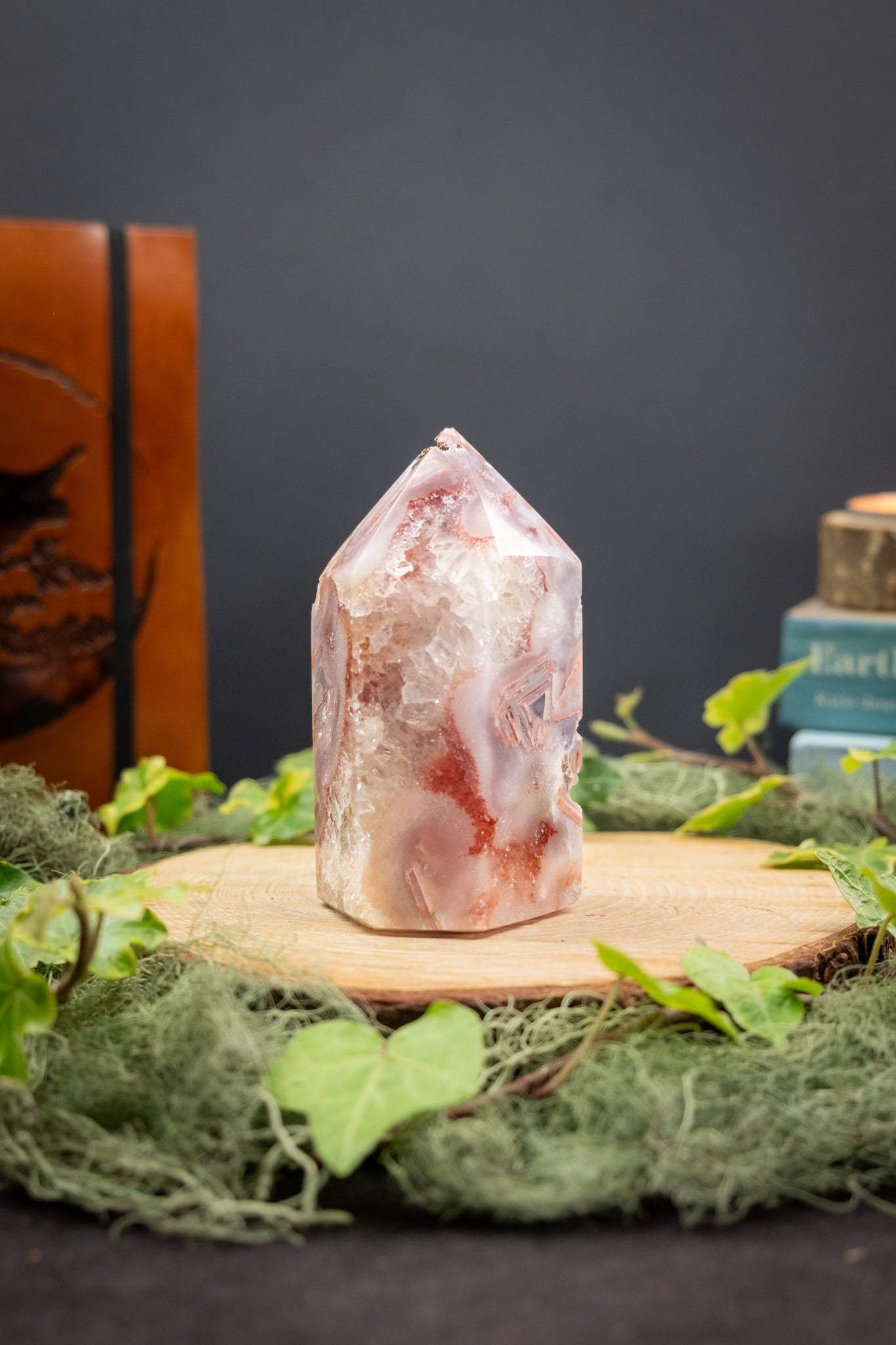 Pink Amethyst Freeform, Unusual Formation Crystal Stone for Emotional Healing and Heart Awakening, Ethically Sourced from Brazil