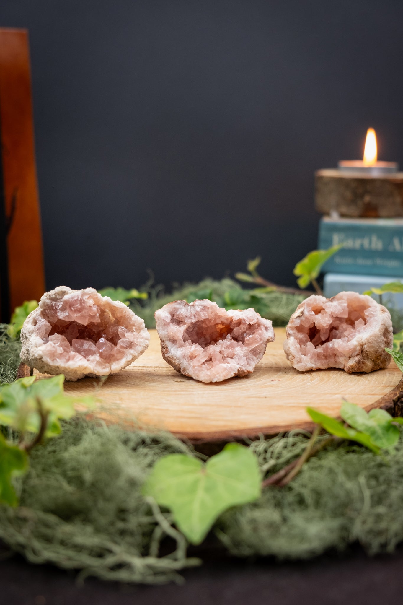 Pink Amethyst Geode Crystal, High Grade Sparkly Pink Amethyst Gemstone Geode, Natural Soothing Stone for Calm Healing Balance, Intuitively Chosen