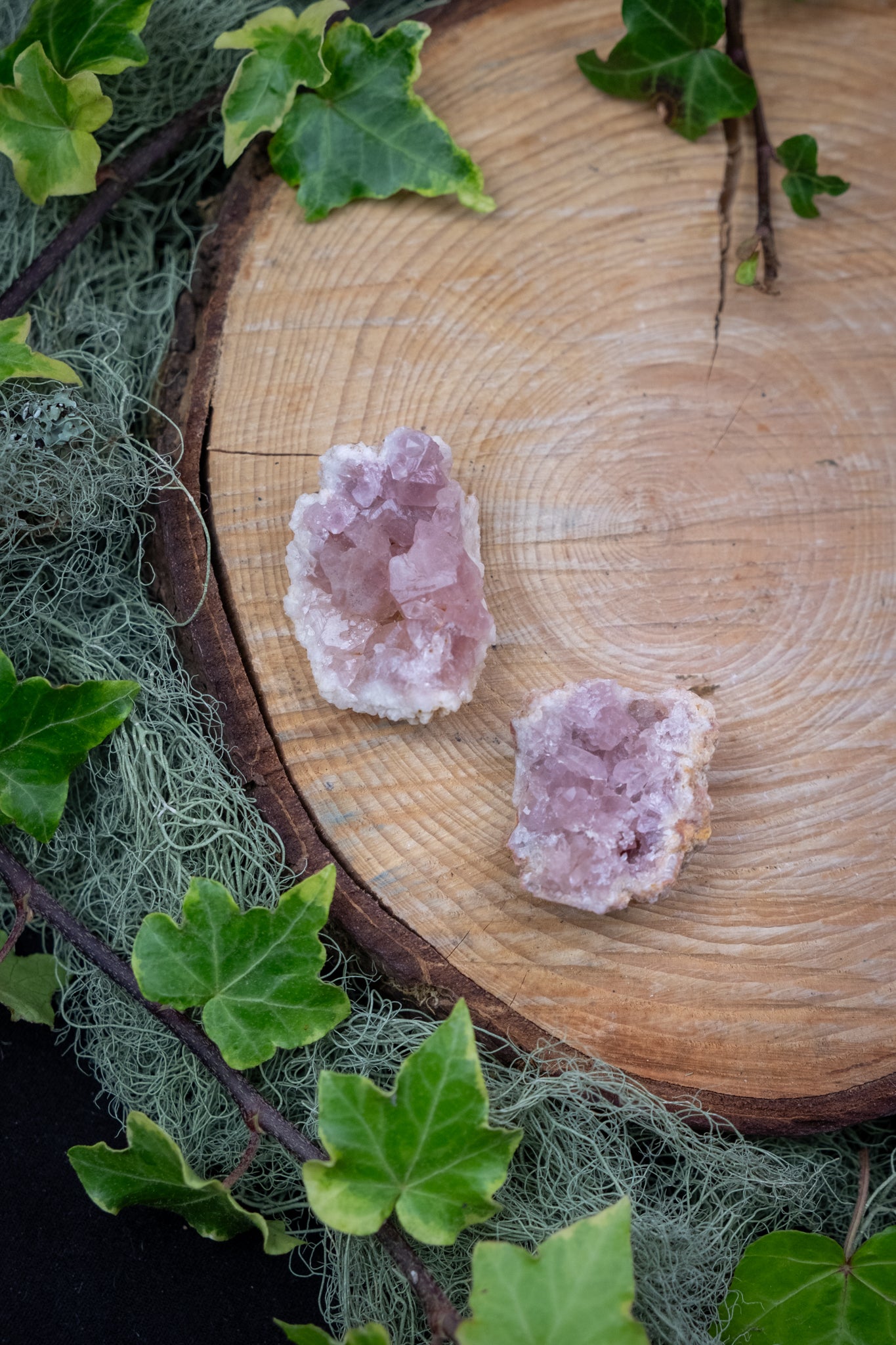 Pink Amethyst Geode Crystal, High Grade Sparkly Pink Amethyst Gemstone Geode, Natural Soothing Stone for Calm Healing Balance, Intuitively Chosen
