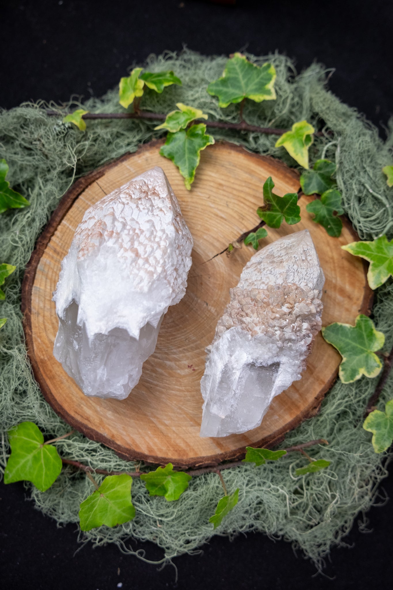 Candle Quartz Crystal Specimen on Stand, High Grade Candle Quartz Stone, Healing Crystal for Light, Clarity, Transformation, Ethical Gem