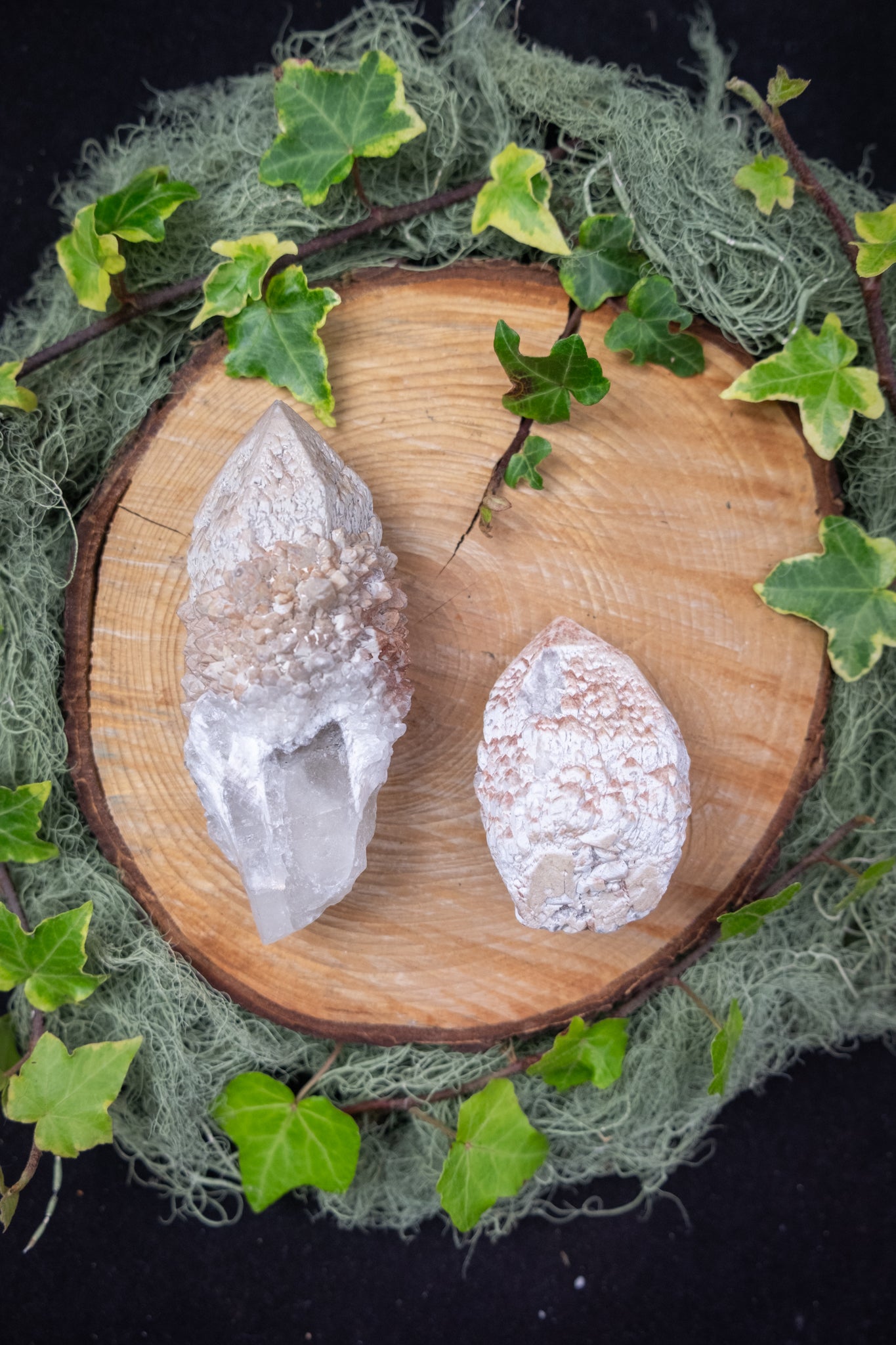 Candle Quartz Crystal Specimen on Stand, High Grade Candle Quartz Stone, Healing Crystal for Light, Clarity, Transformation, Ethical Gem