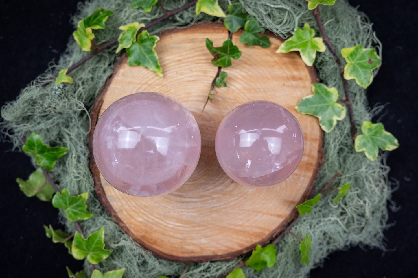 High Grade Rose Quartz Sphere Madagascar, Gemmy Pink Crystal Stone, Exceptional Clarity with Rainbows and Star Asterism
