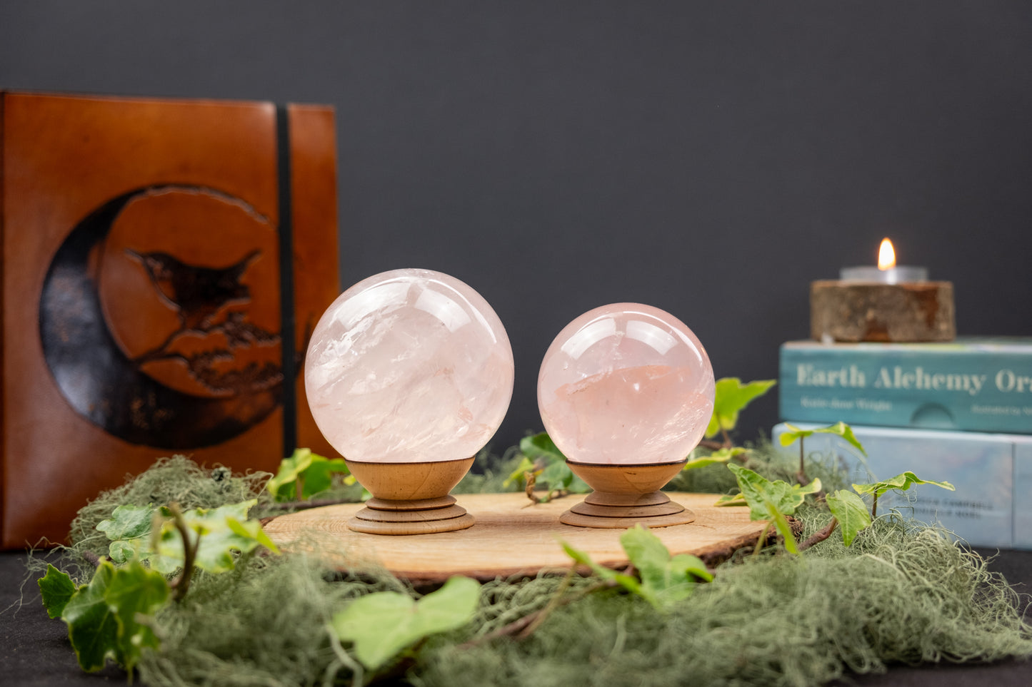 High Grade Rose Quartz Sphere Madagascar, Gemmy Pink Crystal Stone, Exceptional Clarity with Rainbows and Star Asterism