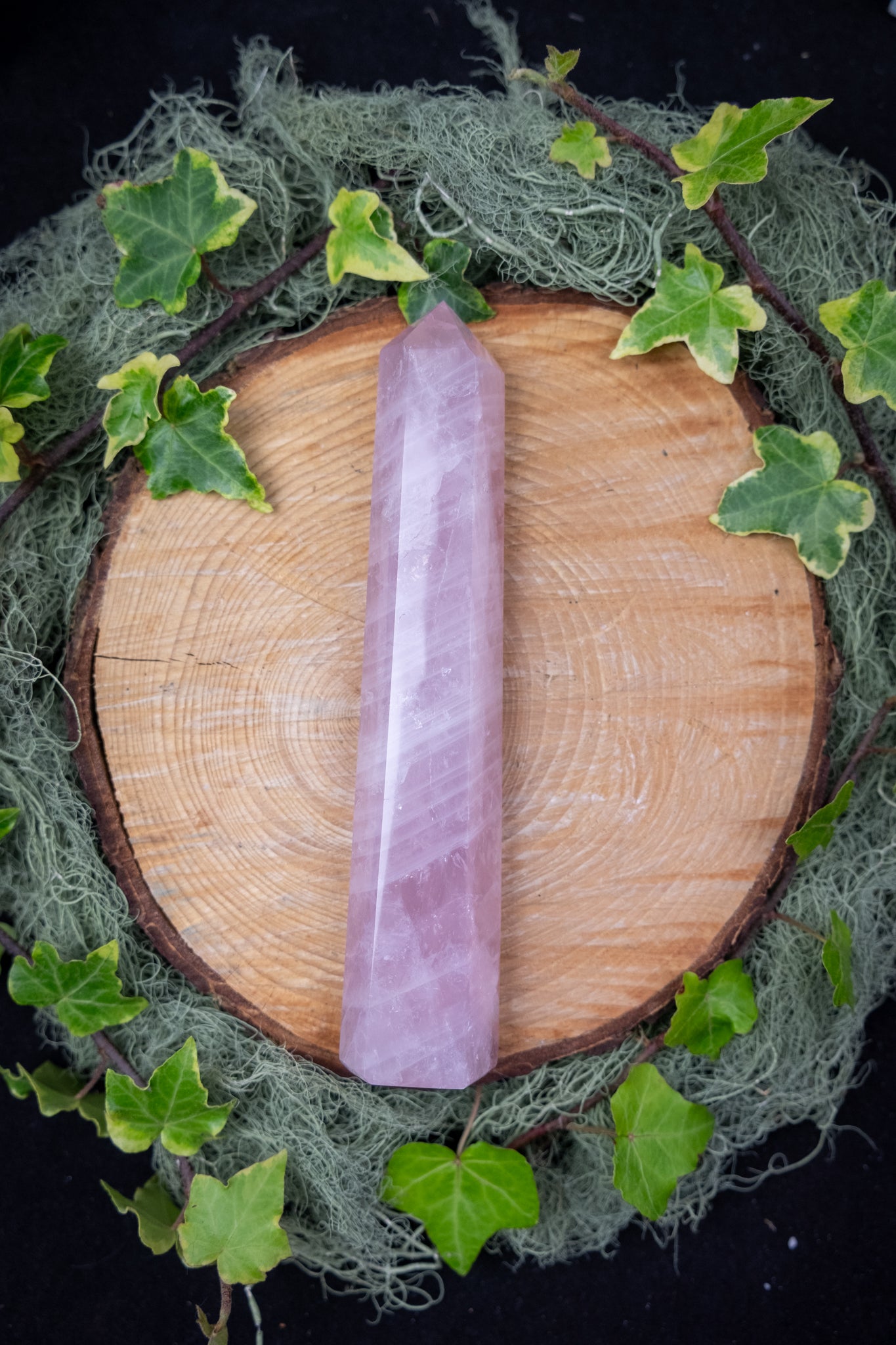 High Grade Rose Quartz Obelisk Madagascar, Gem Quality Rose Quartz Tower, Premium Pink Crystal Point for Heart Healing and Calm
