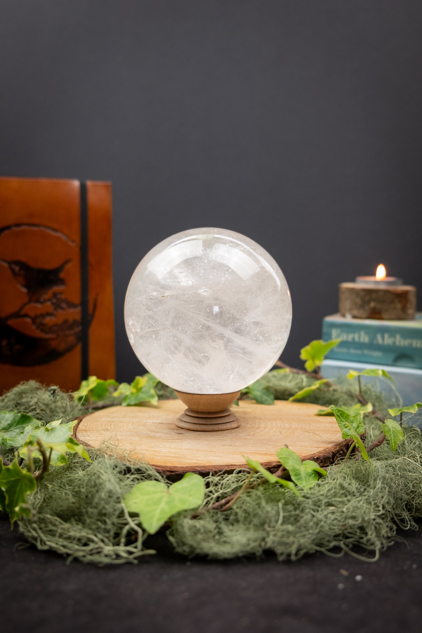 High Grade Clear Quartz Sphere Madagascar Gem Stone Large Crystal Sphere for Clarity Energy Amplification