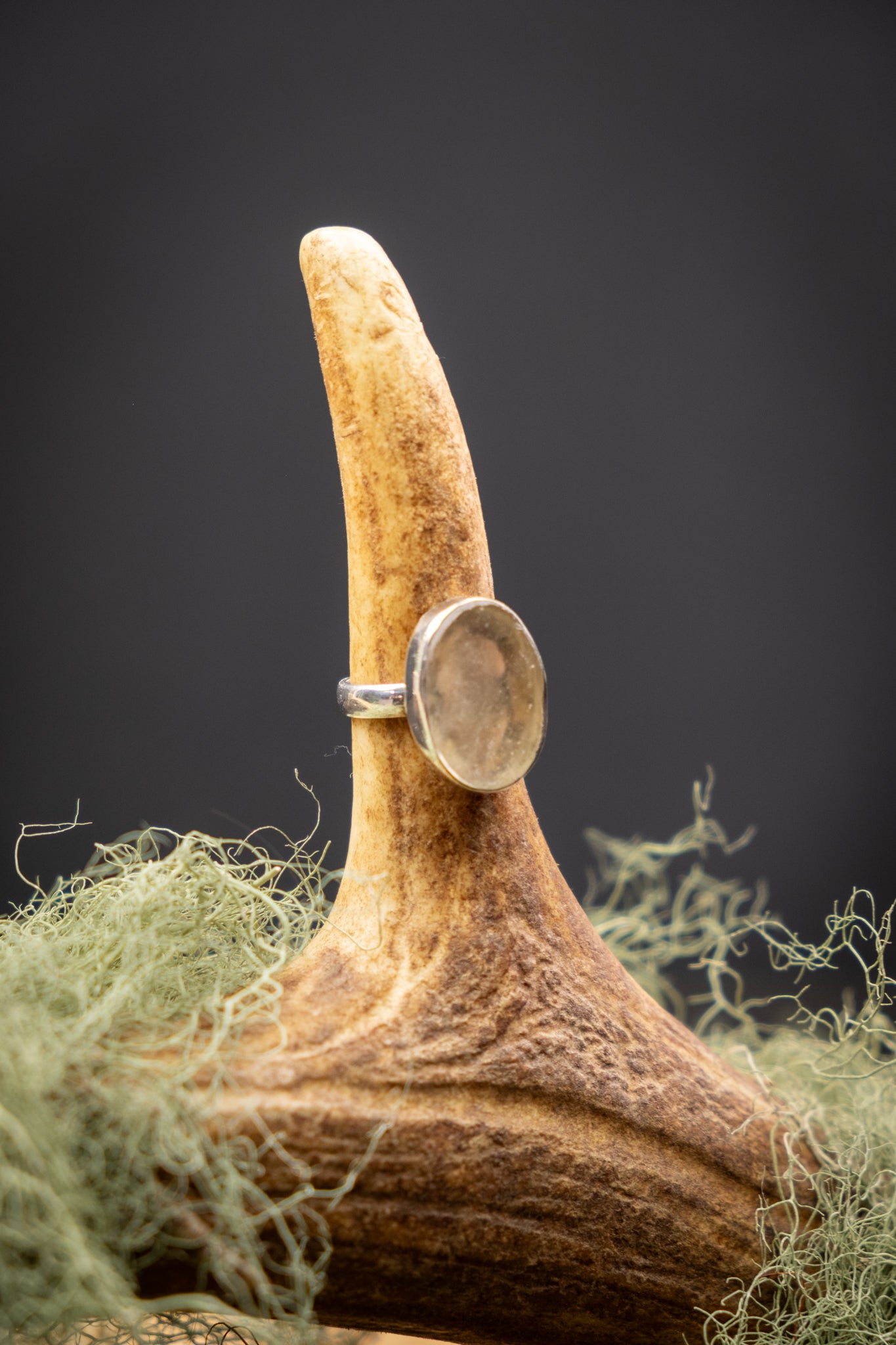 Rare Libyan Desert Glass Ring, Sterling Silver Crystal Ring, High Grade Yellow Tektite Gem Stone Jewellery, One of a Kind