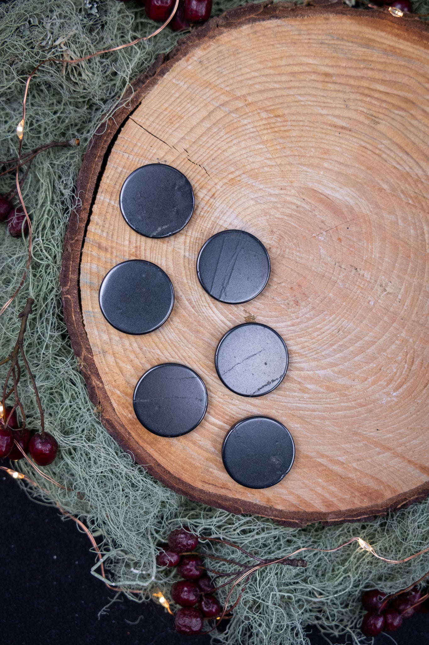 Shungite Phone Dots, EMF Protection Crystal Stickers, Shungite Shield Pads for Mobile Phone Tablet Laptop